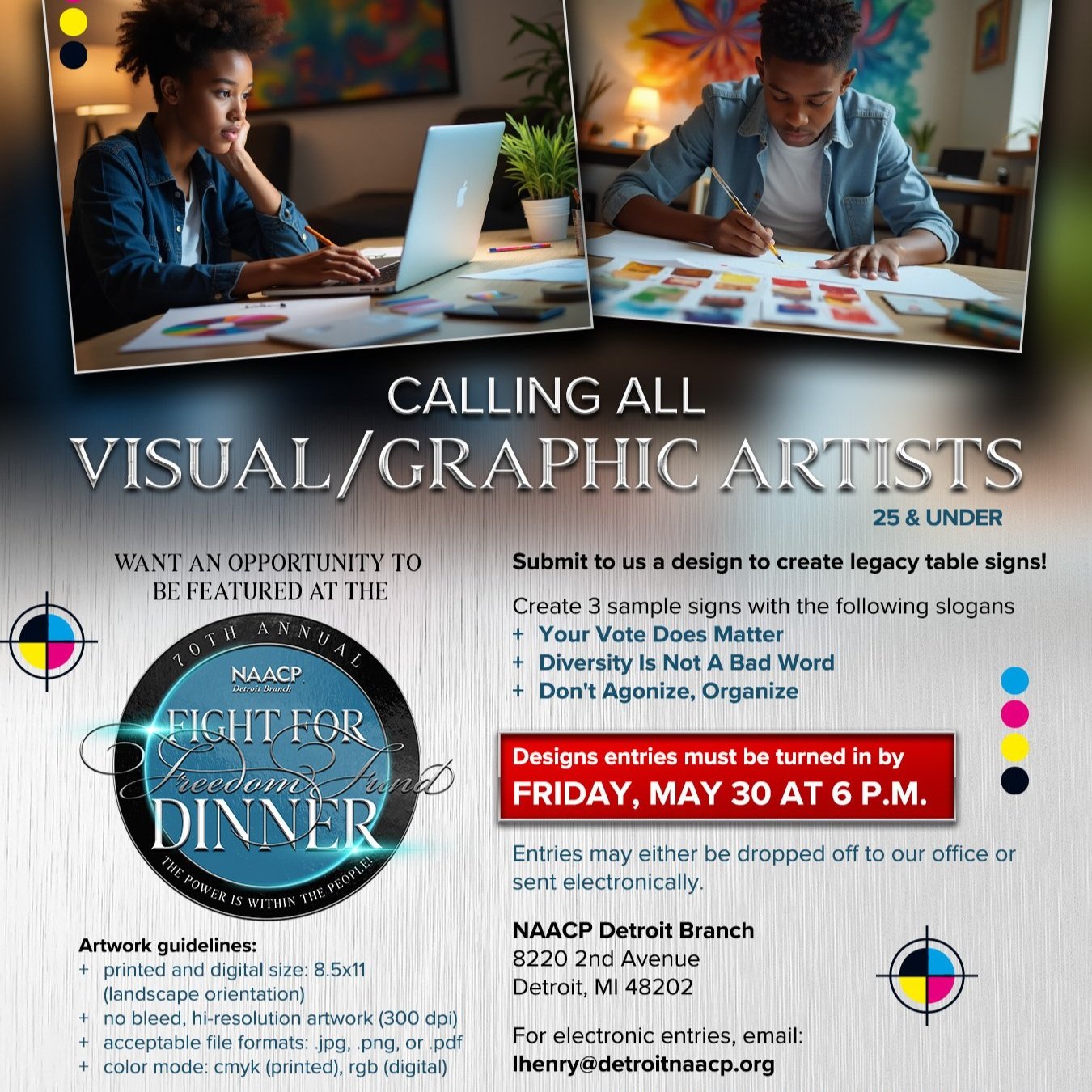 CALLING ALL VISUAL/GRAPHIC ARTISTS