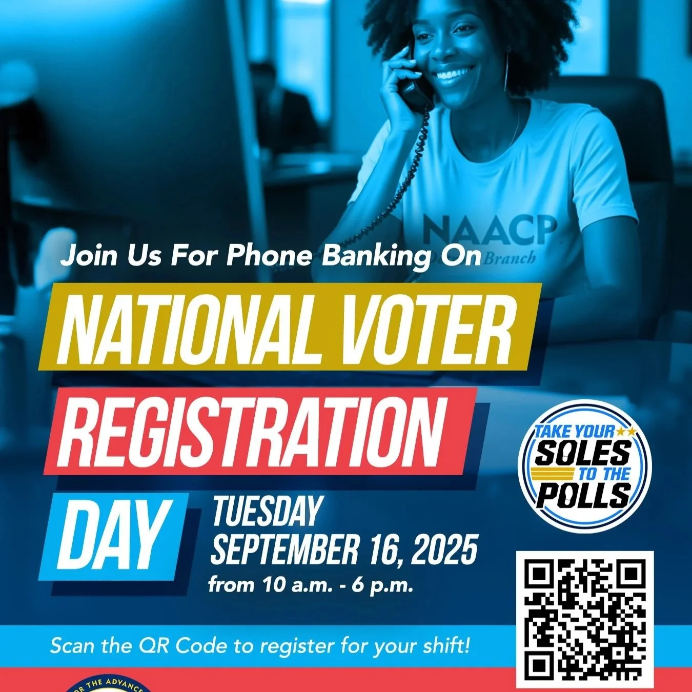 2025 NATIONAL VOTER REGISTRATION DAY PHONE BANKING