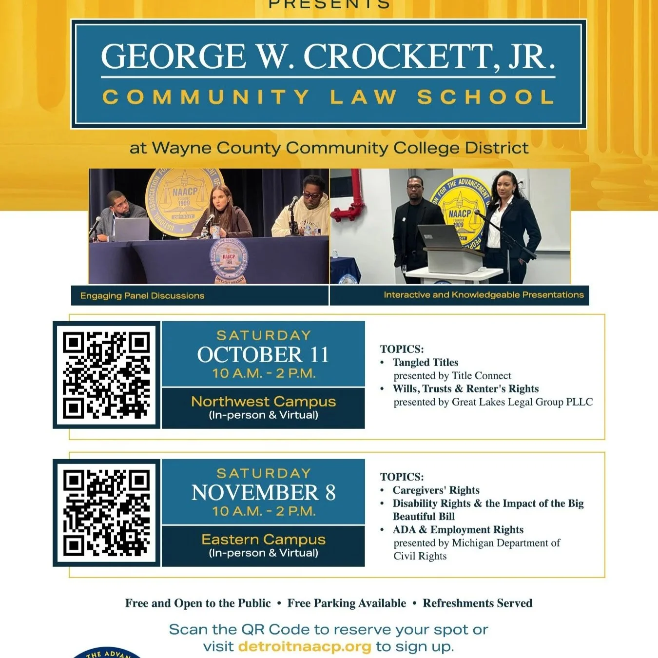 2025 GEORGE W. CROCKETT, JR. COMMUNITY LAW SCHOOL - SESSION 2
