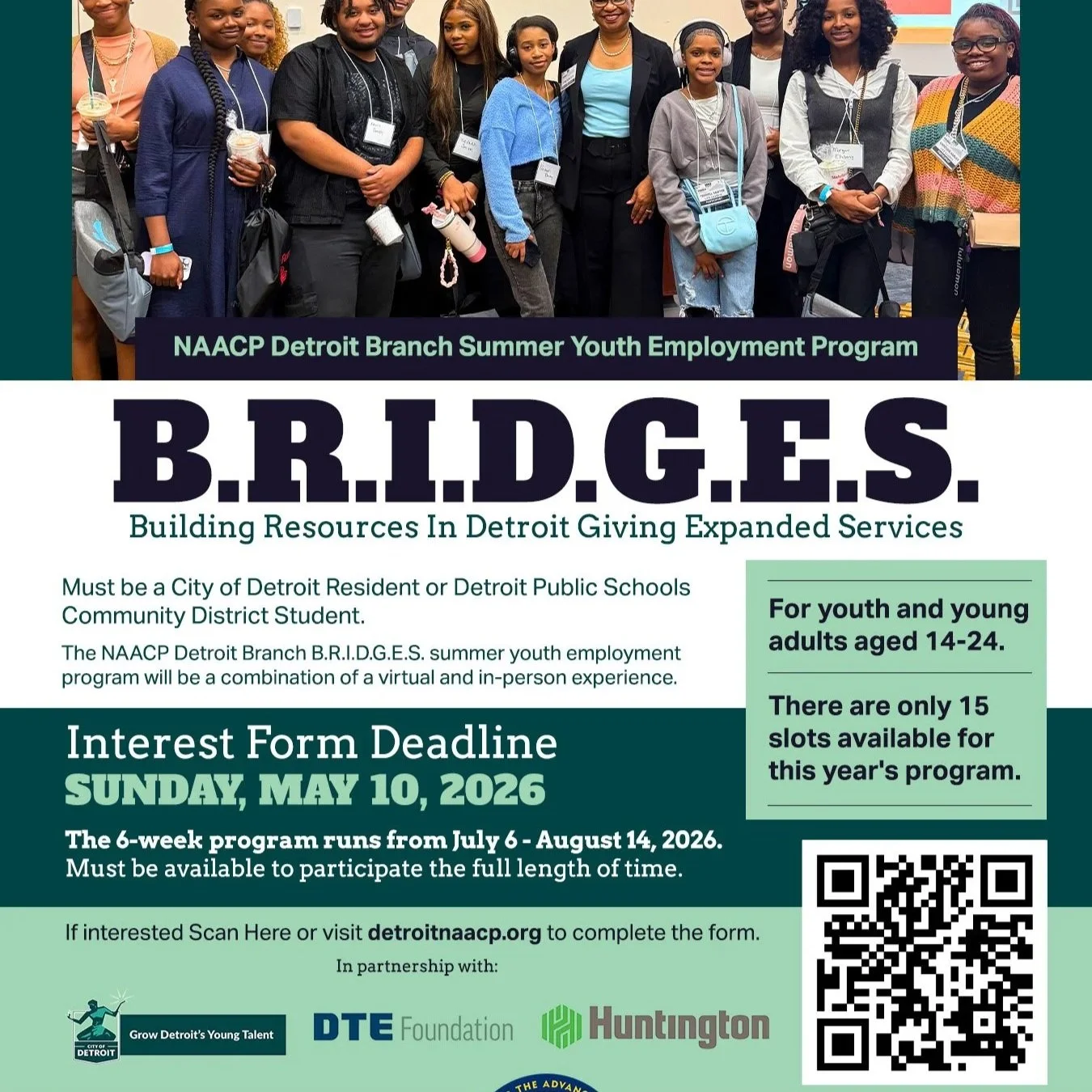 2026 B.R.I.D.G.E.S. SUMMER YOUTH EMPLOYMENT PROGRAM