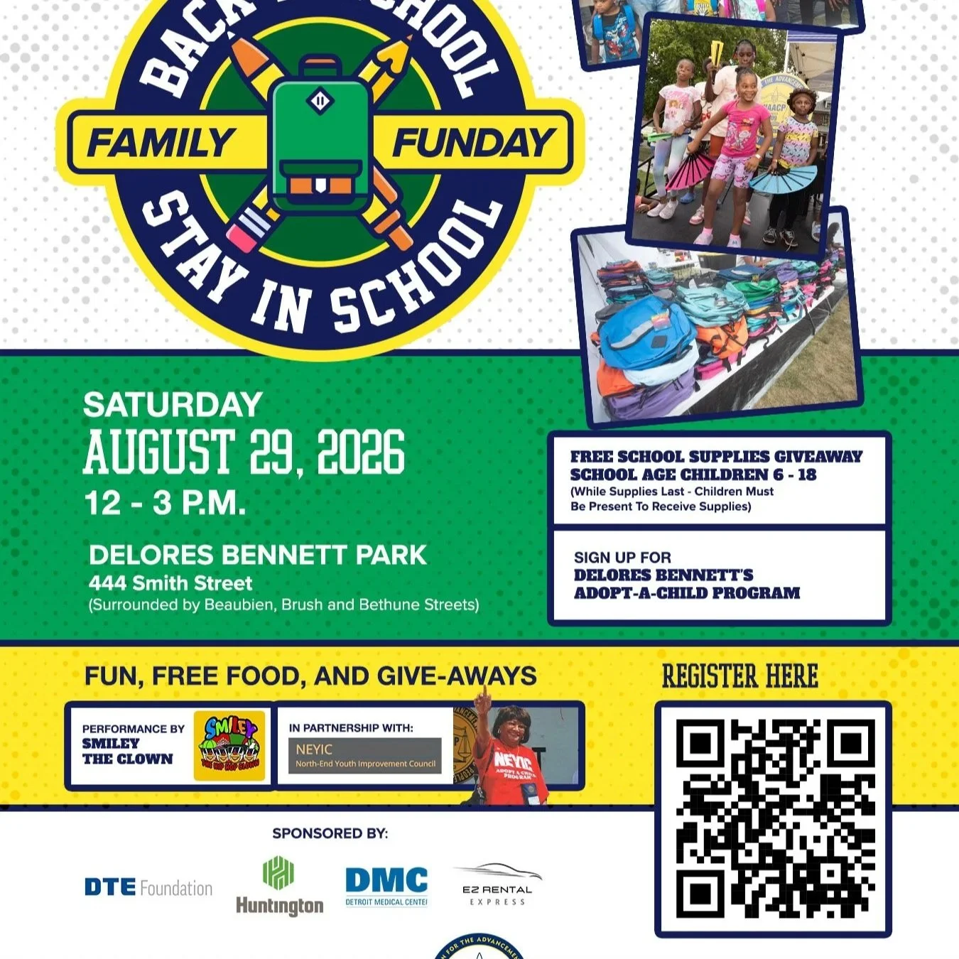 2026 BACK TO SCHOOL STAY IN SCHOOL FAMILY FUN DAY