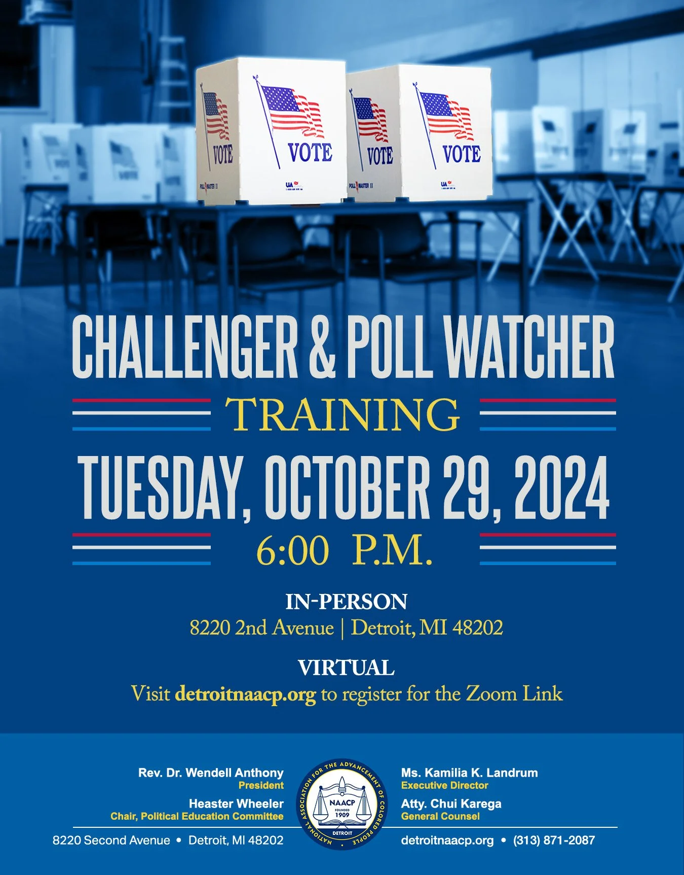 2024 GENERAL ELECTION CHALLENGER & POLL WATCHER TRAINING — NAACP ...