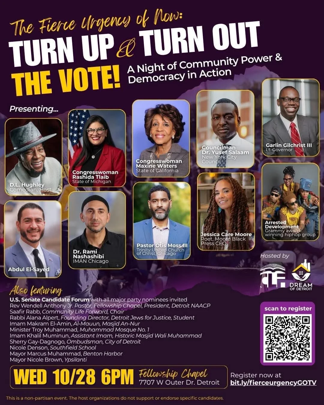 TURN UP &amp; TURN OUT THE VOTE
