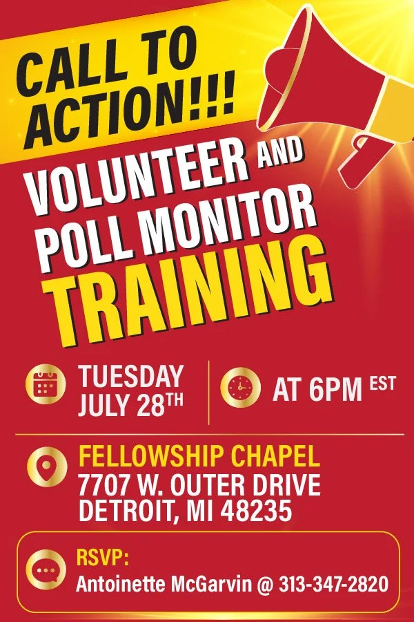 VOLUNTEER AND POLL MONITOR TRAINING