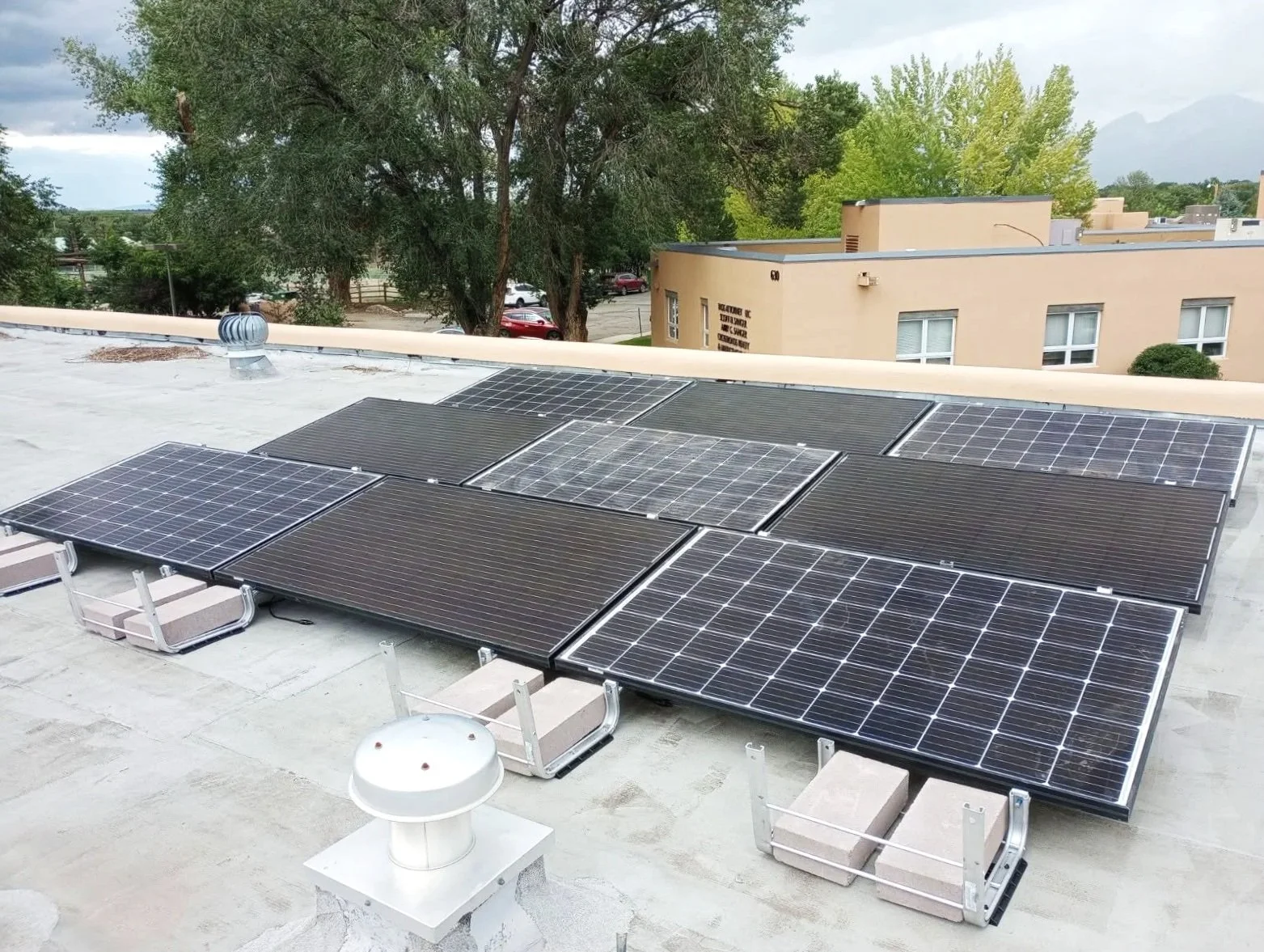 Taos Community Foundation Solar array donated by PPC
