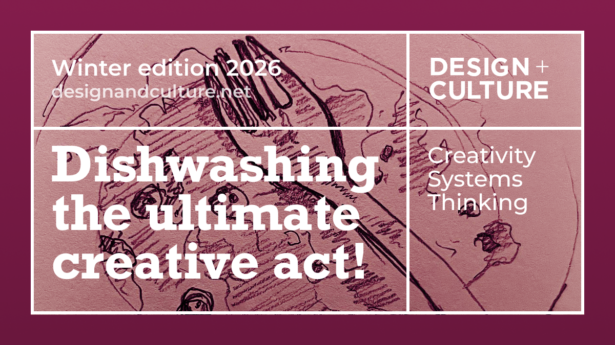 Dish washing the ultimate creative act!