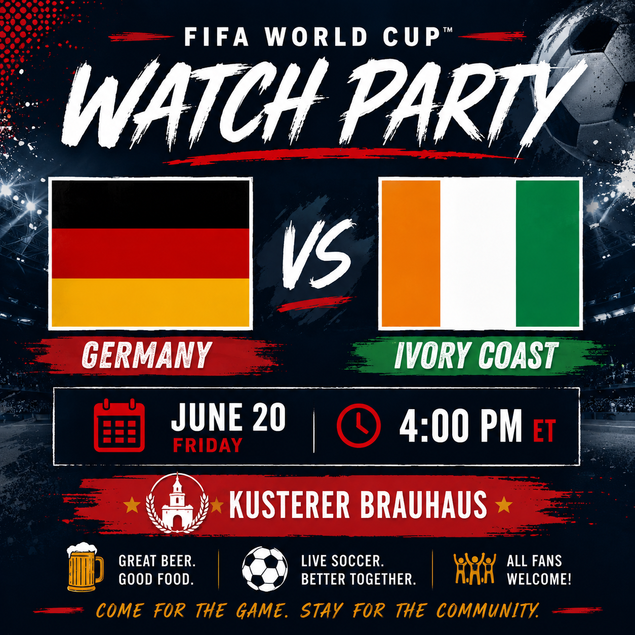 Germany vs. Ivory Coast