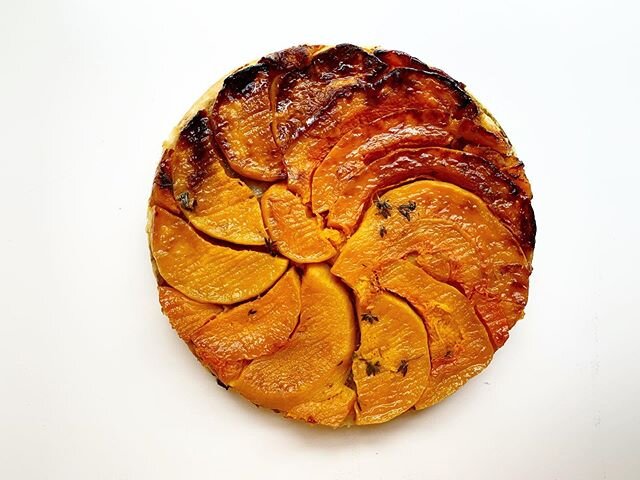 Thanks @breadsbakery for this beauty of a squash tart (butternut, caramelized onions, sage)
