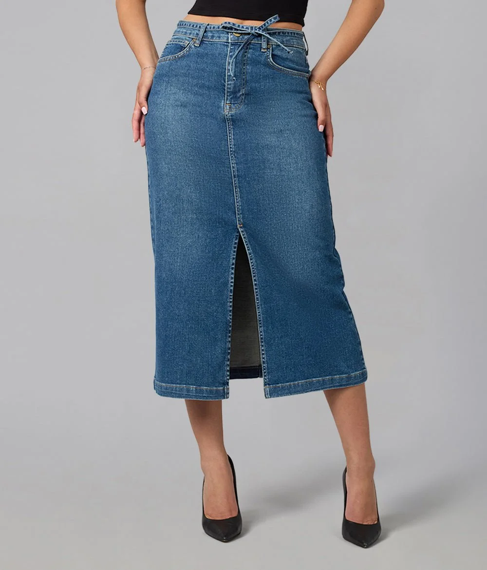 Jupe longue taille haute - Lola