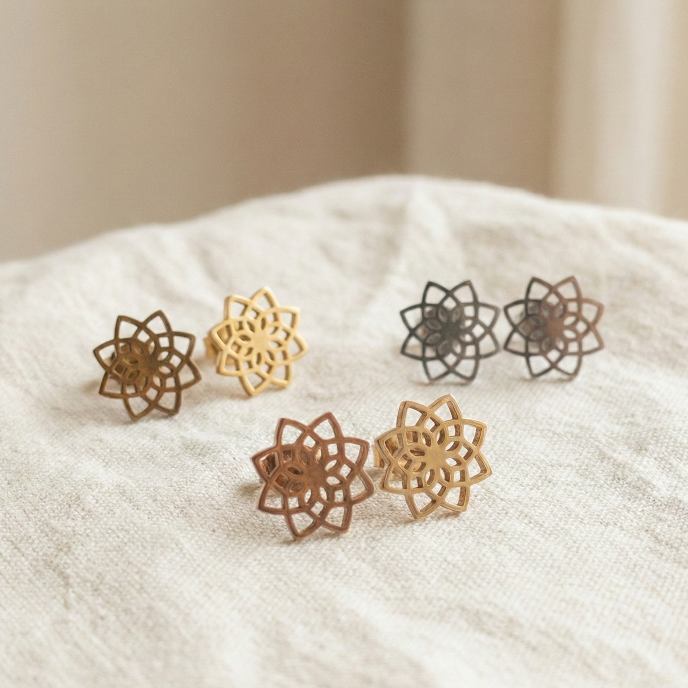 Boucles d'oreilles Mandala - BLOOM
