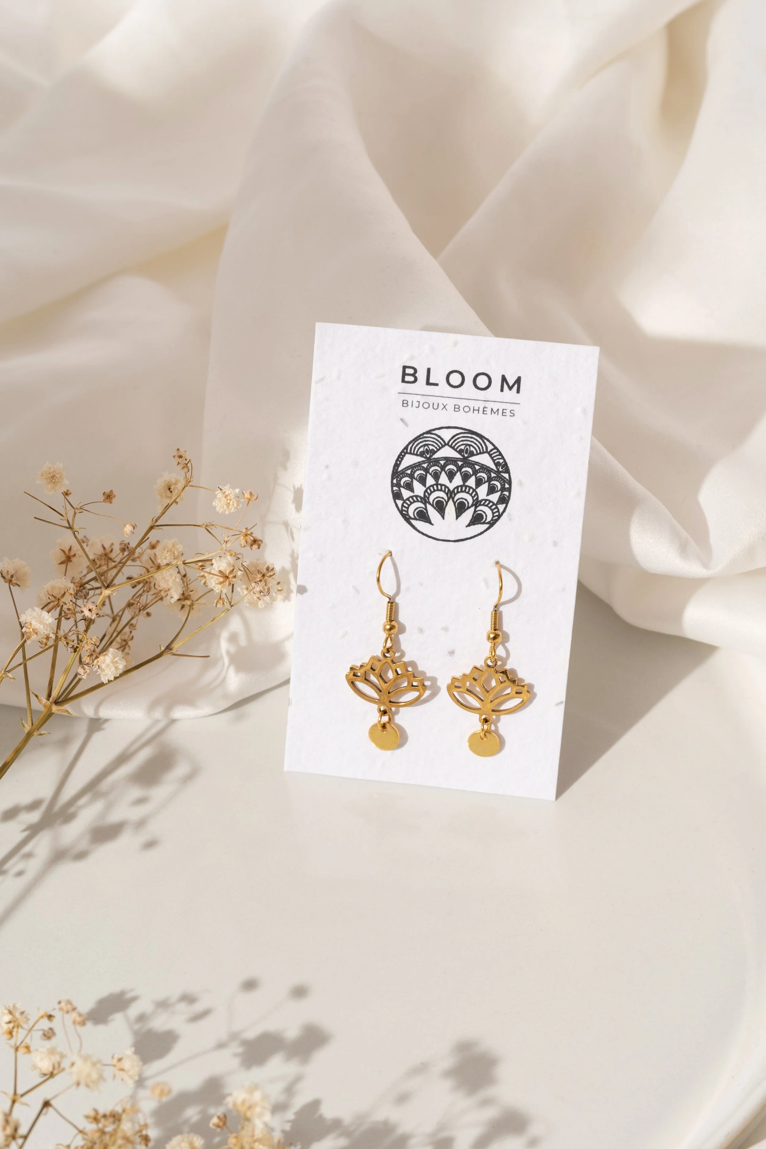 Boucles d'oreilles Lotus - BLOOM