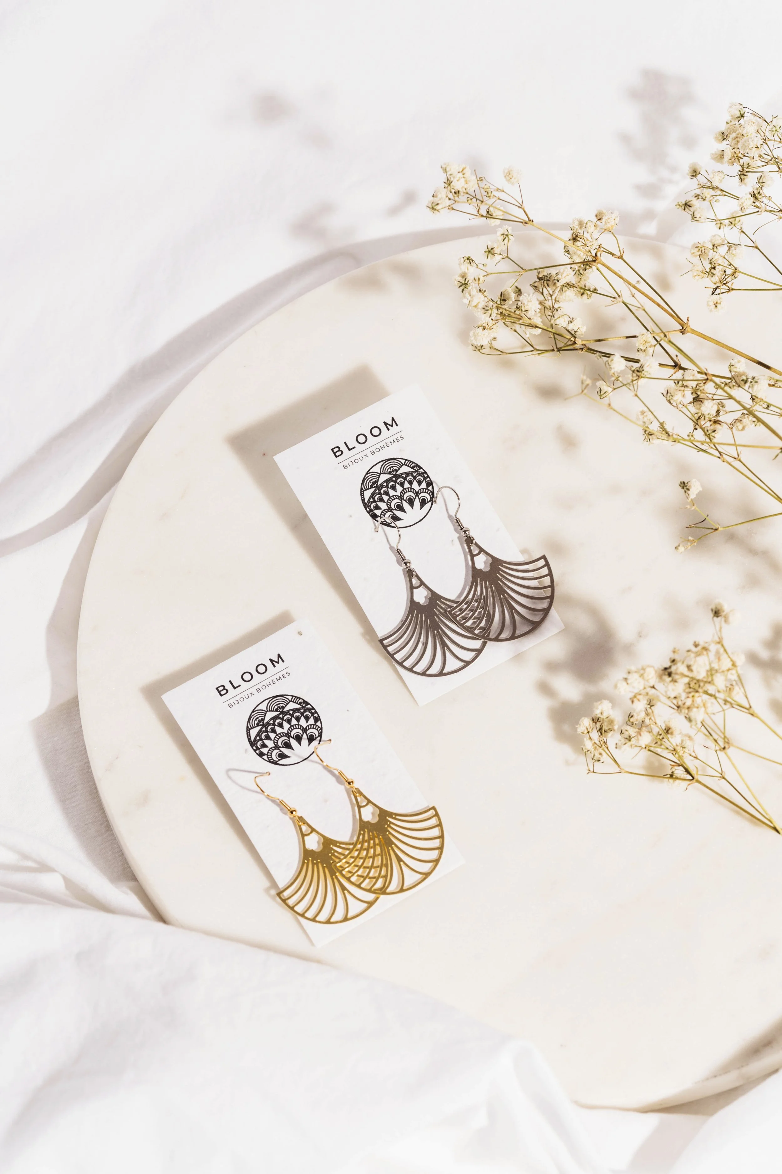 Boucles d'oreilles Papyrus - BLOOM