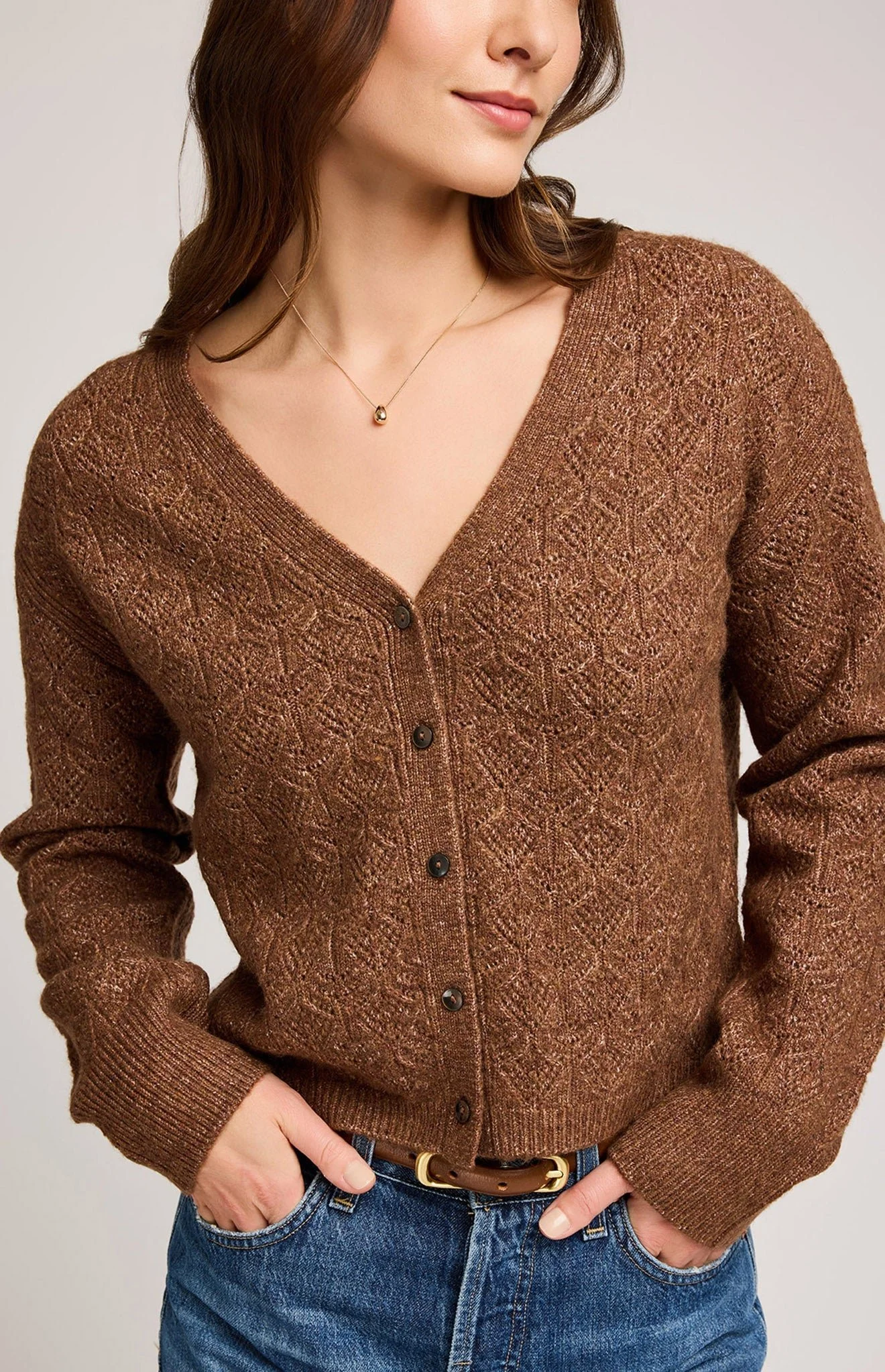 Cardigan Lila - Gentle Fawn
