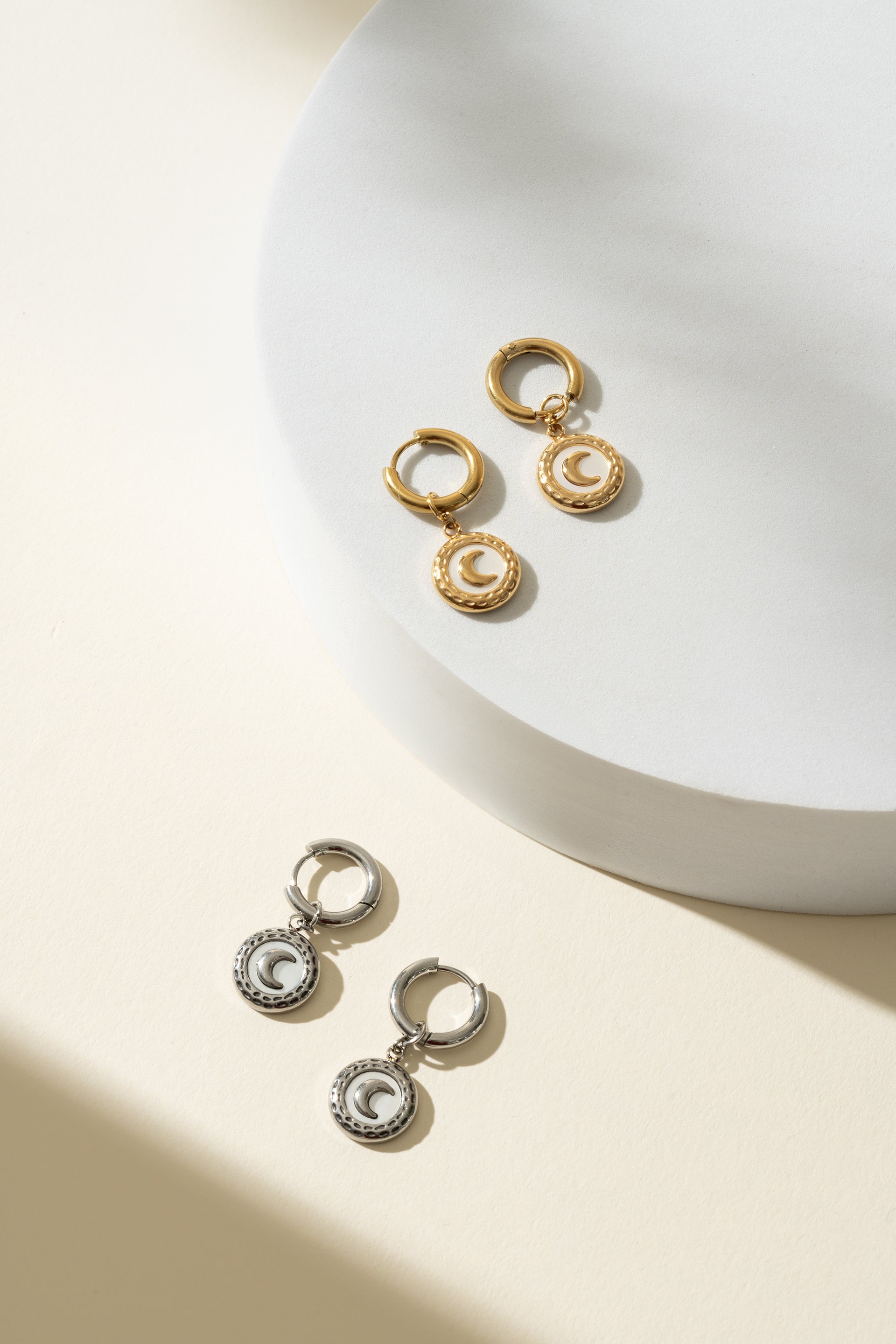 Boucles d'oreilles Clair de lune - BLOOM