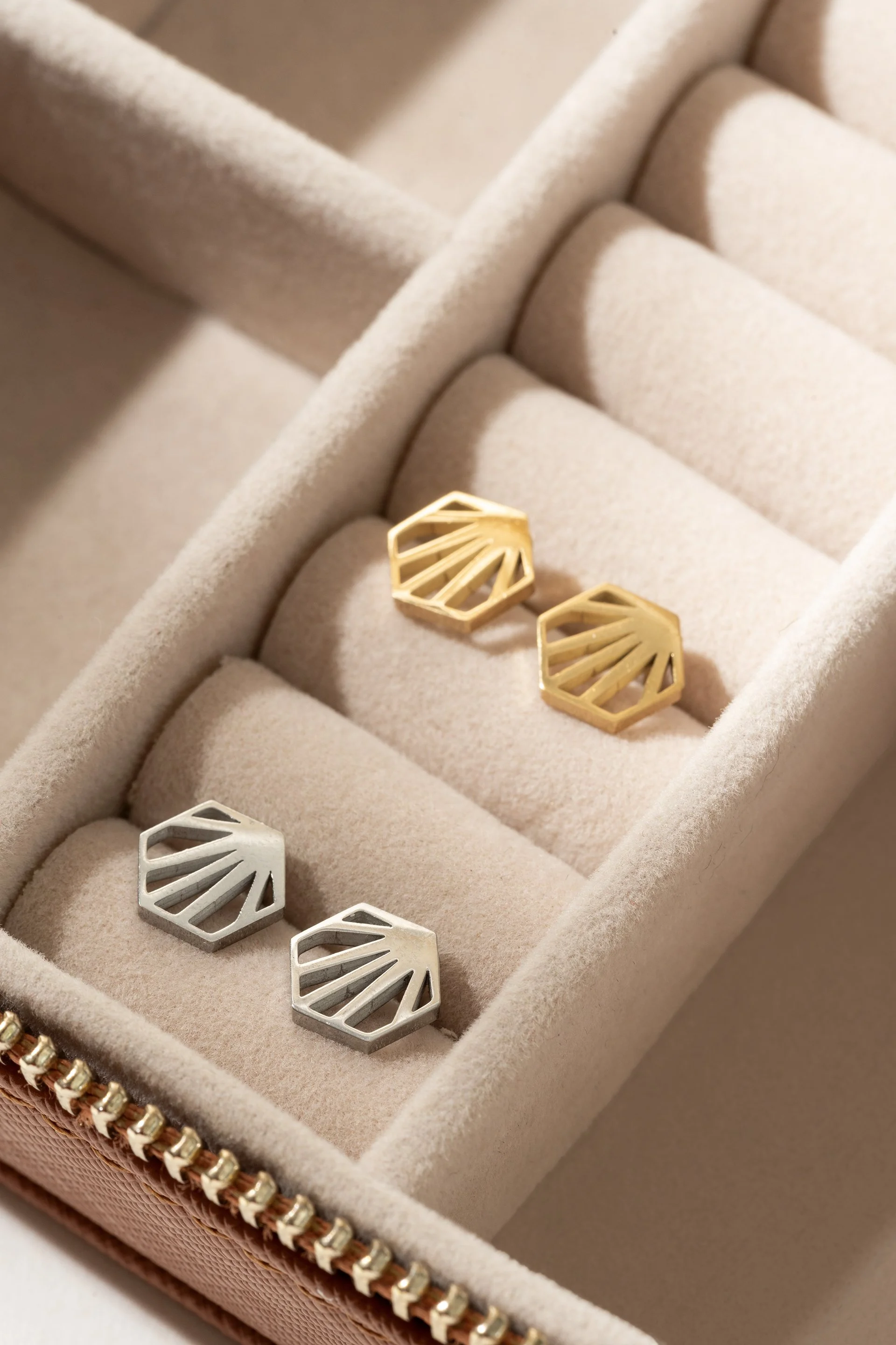 Boucles d'oreilles Hexa - BLOOM