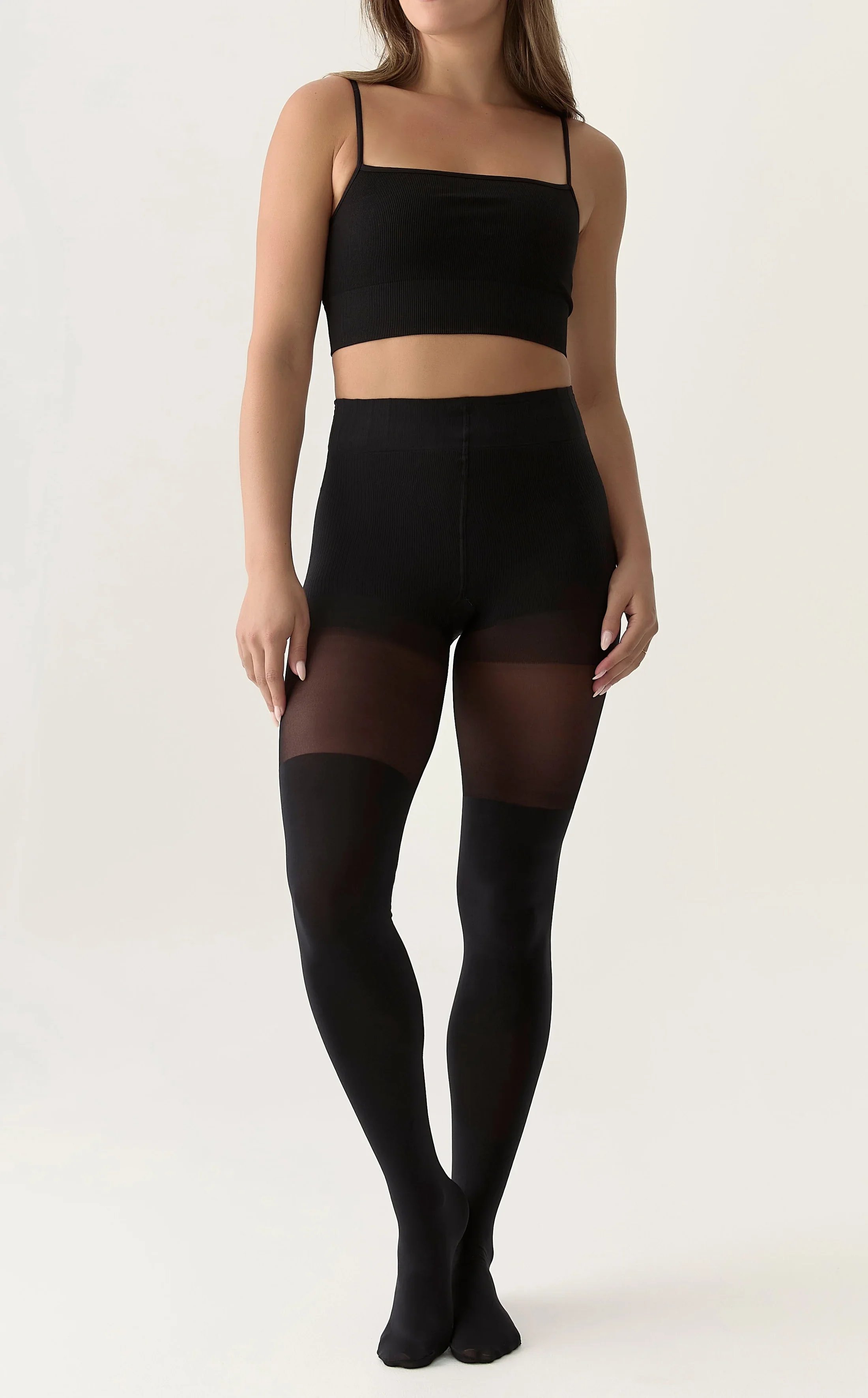 Collant cuissarde culotte modelante - Cofret de RACHEL