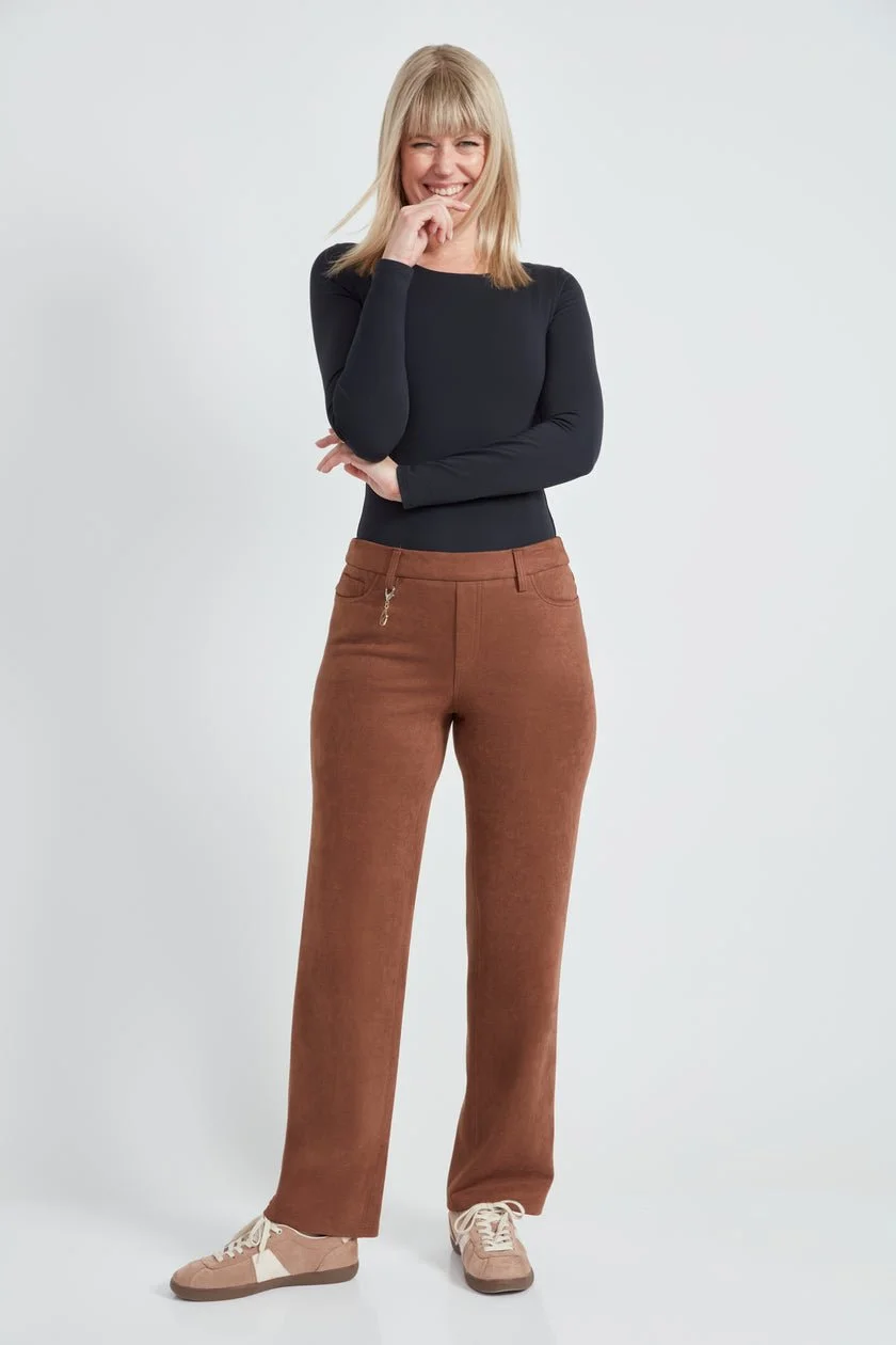 Pantalon droit en suédine - Up!