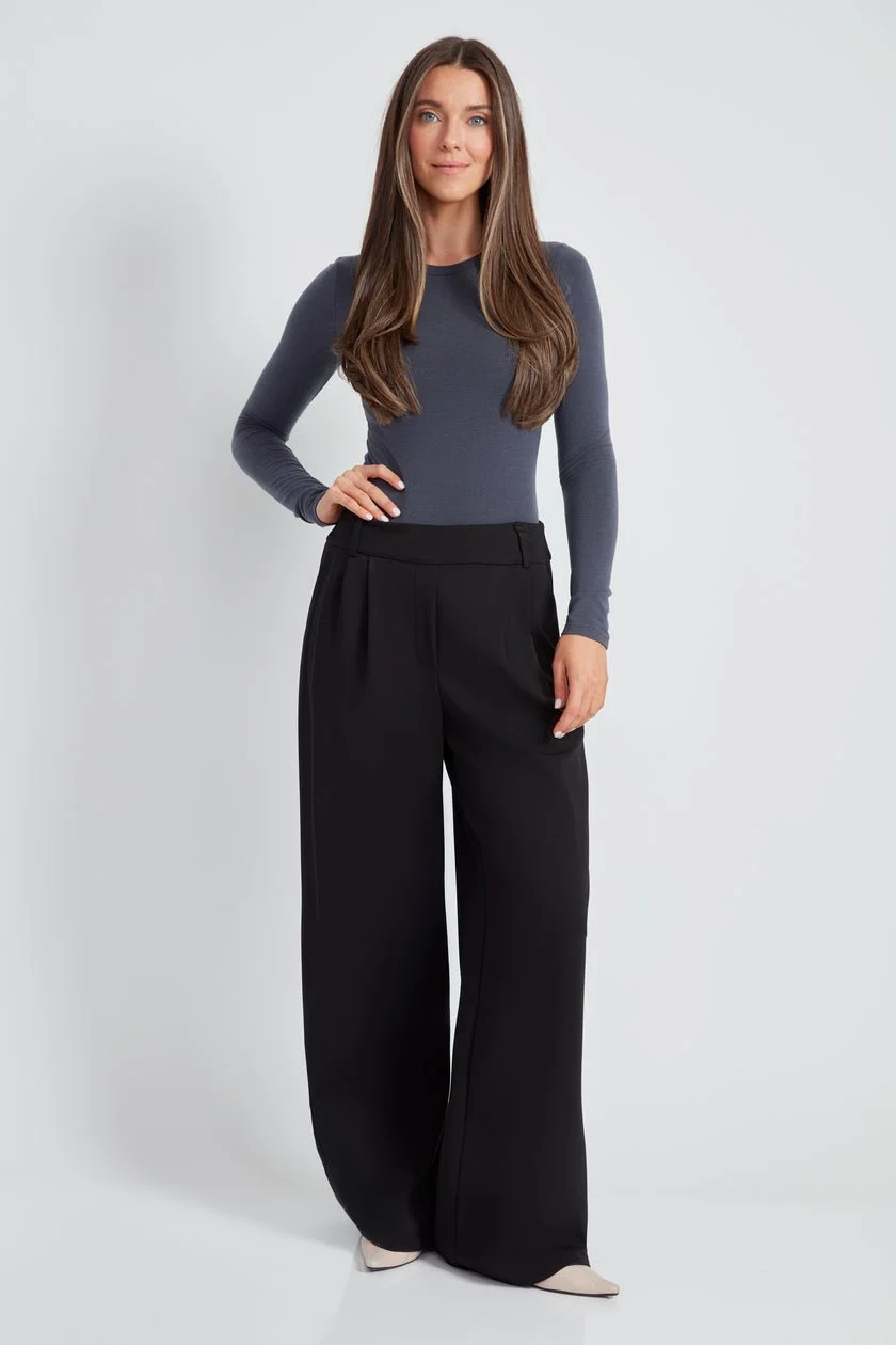 Pantalon plissé à jambes larges - Up!