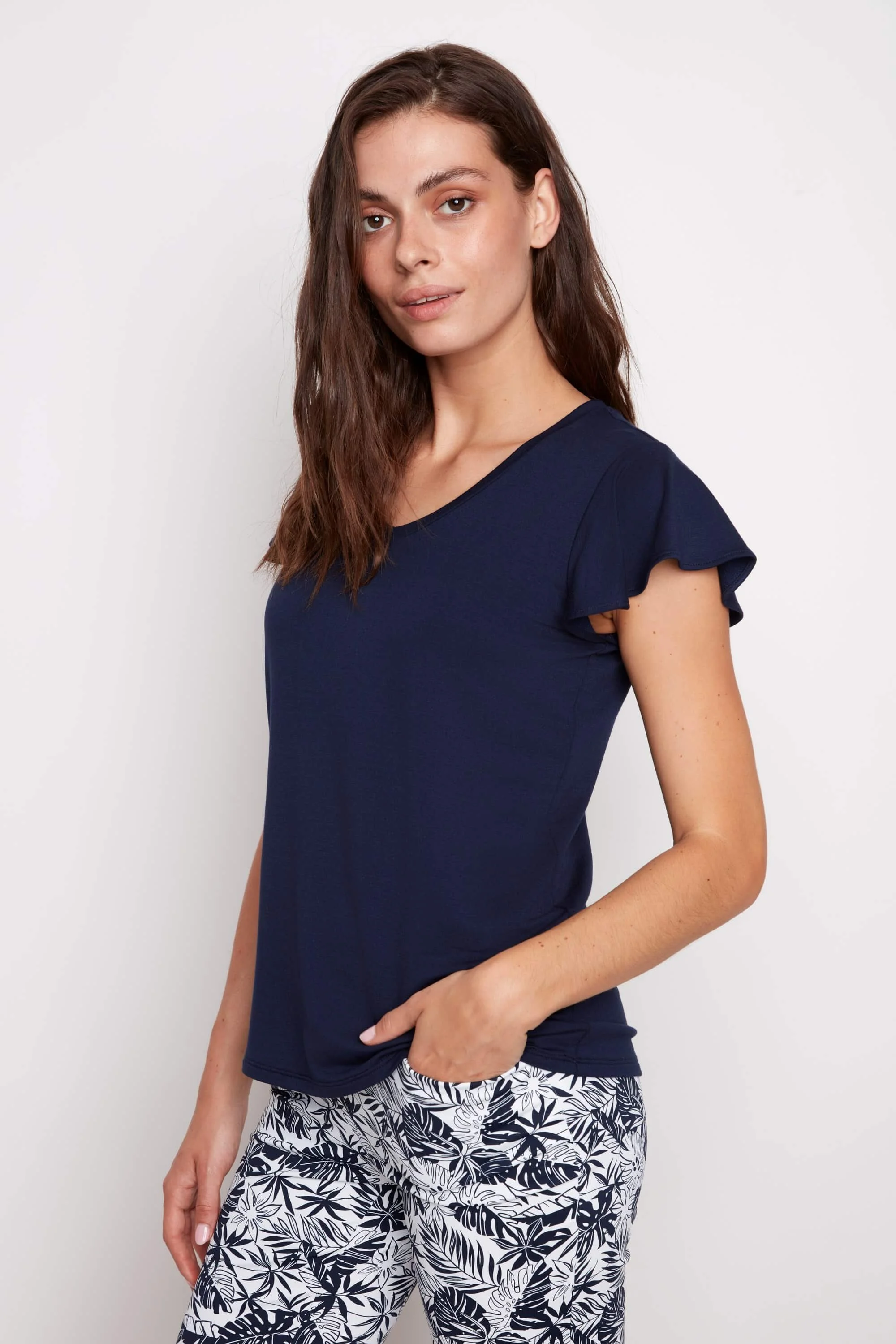 Haut manches volants Provence - Up!