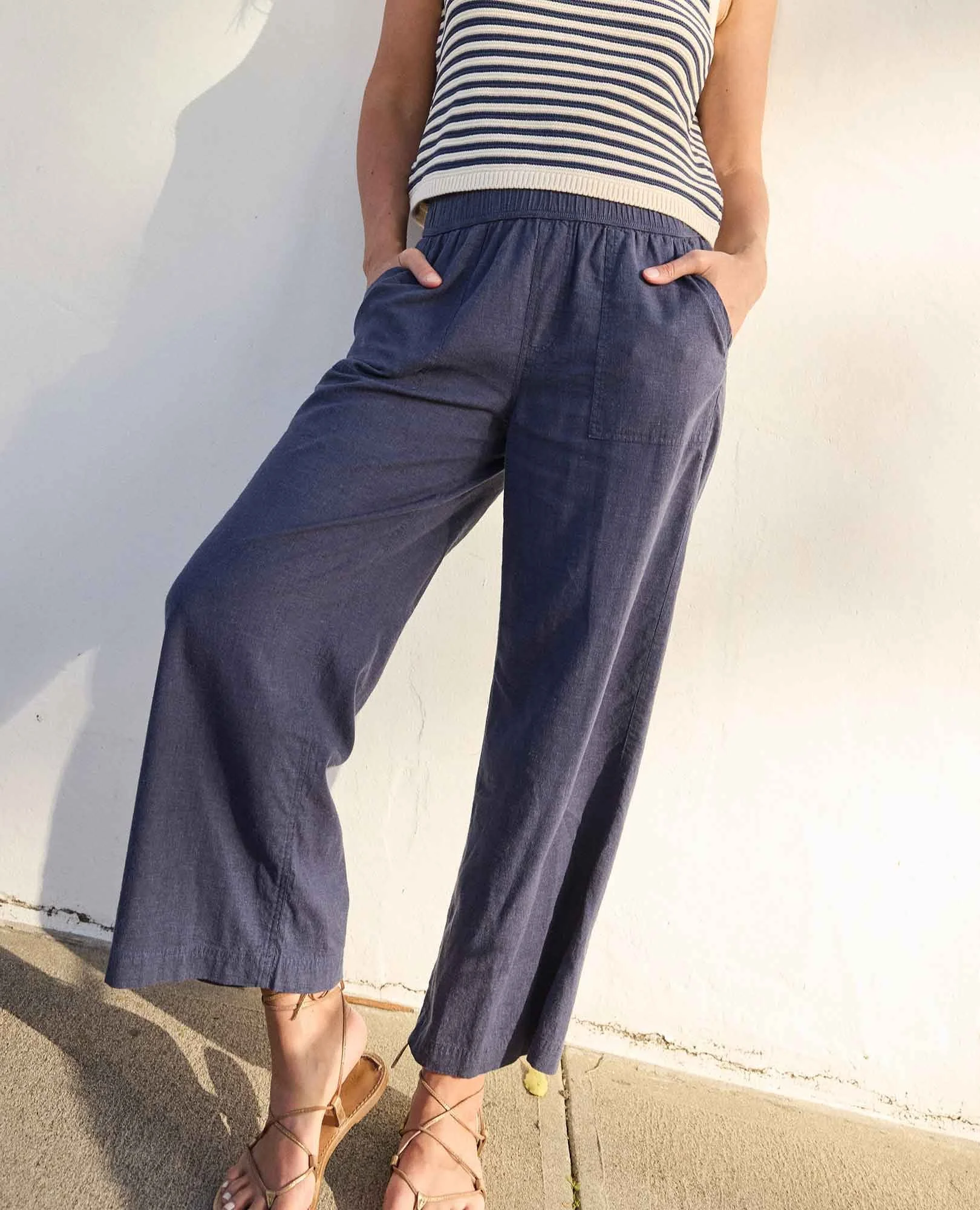 Pantalon large en chanvre Taj - Toad & Co