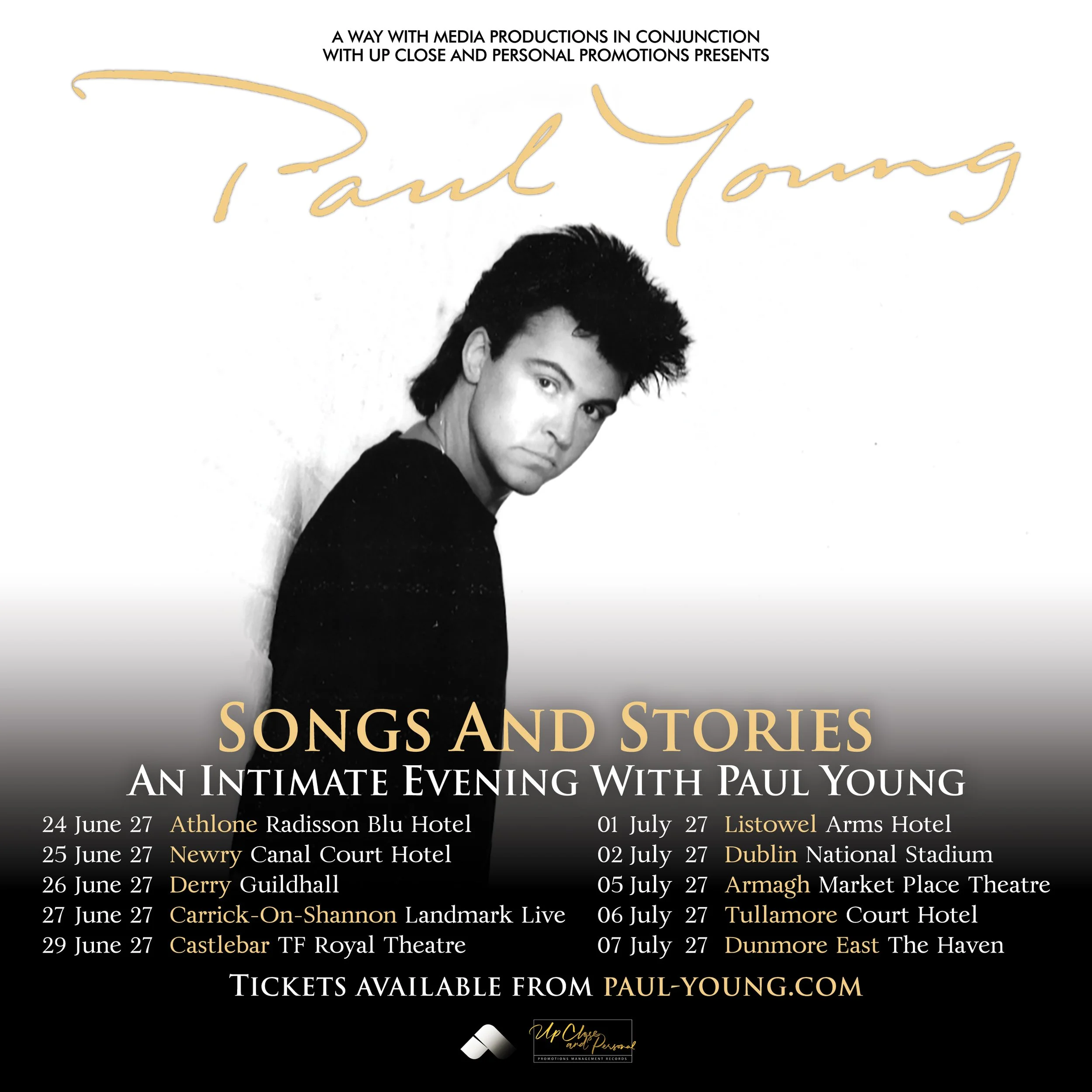 Paul Young - Songs and Stories - June 27 - Ireland 