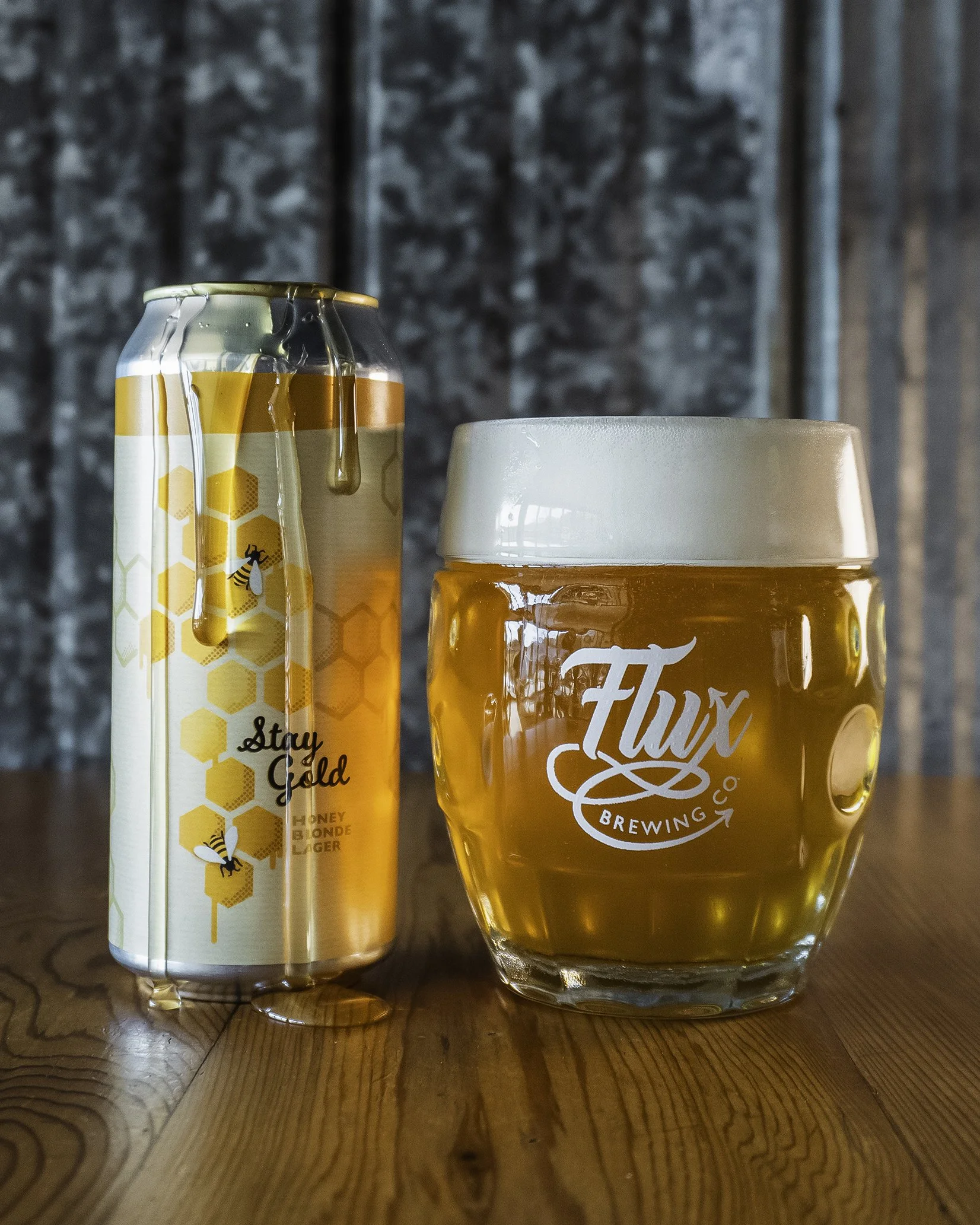 Stay Gold honey lager