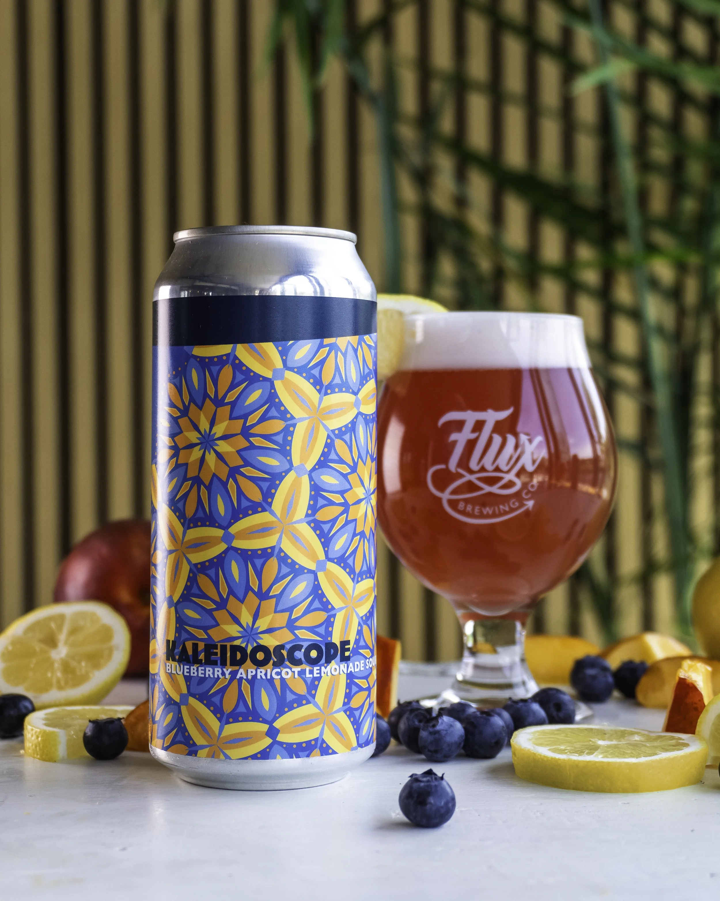 Kaleidoscope blueberry apricot lemonade