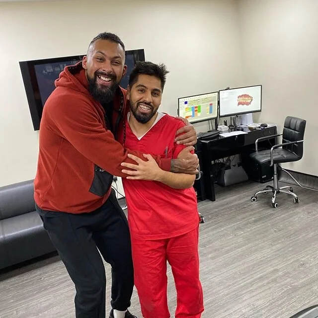 Great having @chopper_chi in today! Always a pleasure, great conversation and great patient. Teeth aside we had a great chat about protein based diets and the benefits to your health! 
#gamechangersmovie #compositebonding #smile #s3dental #s3dentalhh