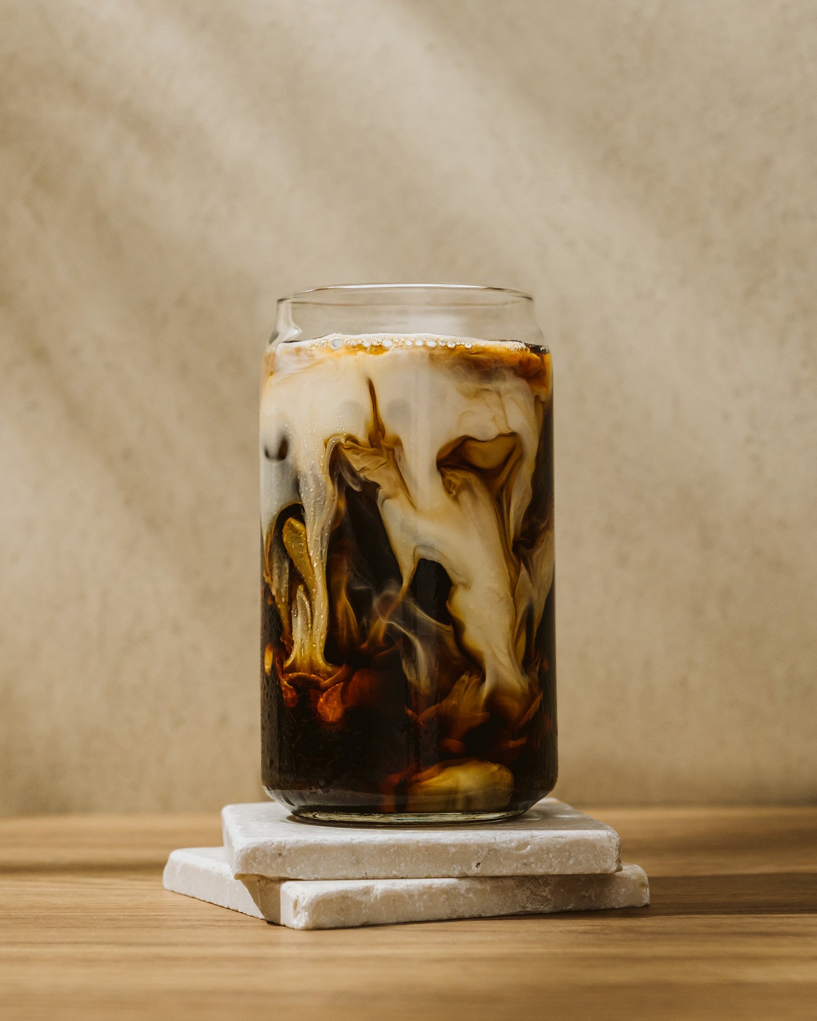 A day in the studio playing with lighting, shadows and summer favourites, iced coffee. 

Art direction, styling, photography and retouching: @charnebaird 
 
 
 
 
 
 
#commercialphotographer | #beveragephotography | drinks photographer | coffee swirl