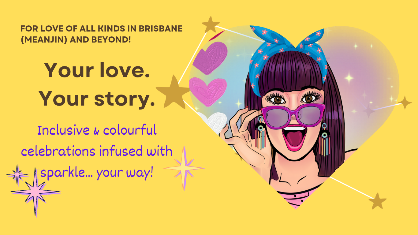 Inclusive LGBTIQ Lesbian Gay Trans Queer Marriage Celebrant Brisbane Meanjin