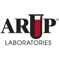 ARUP Laboratories logo with red test tube design