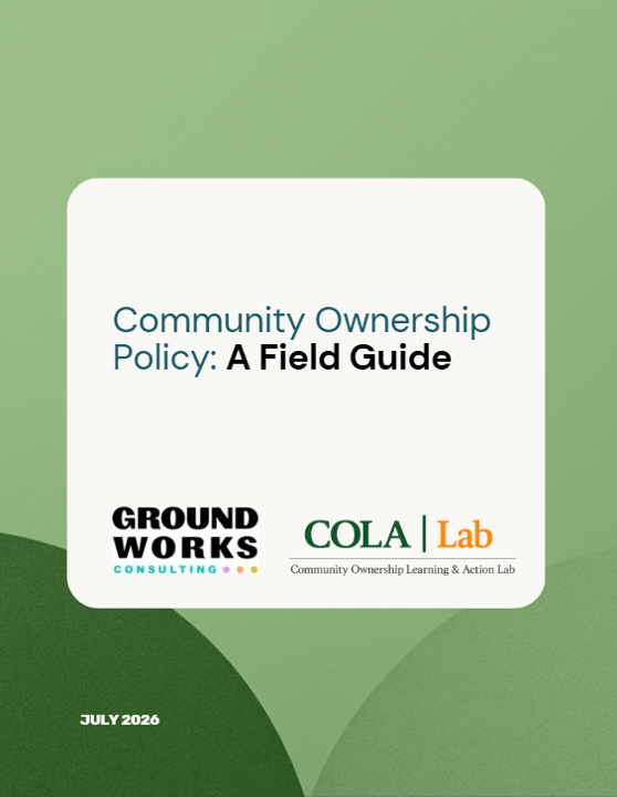 A Practitioner's Guide to Community Ownership Policy cover