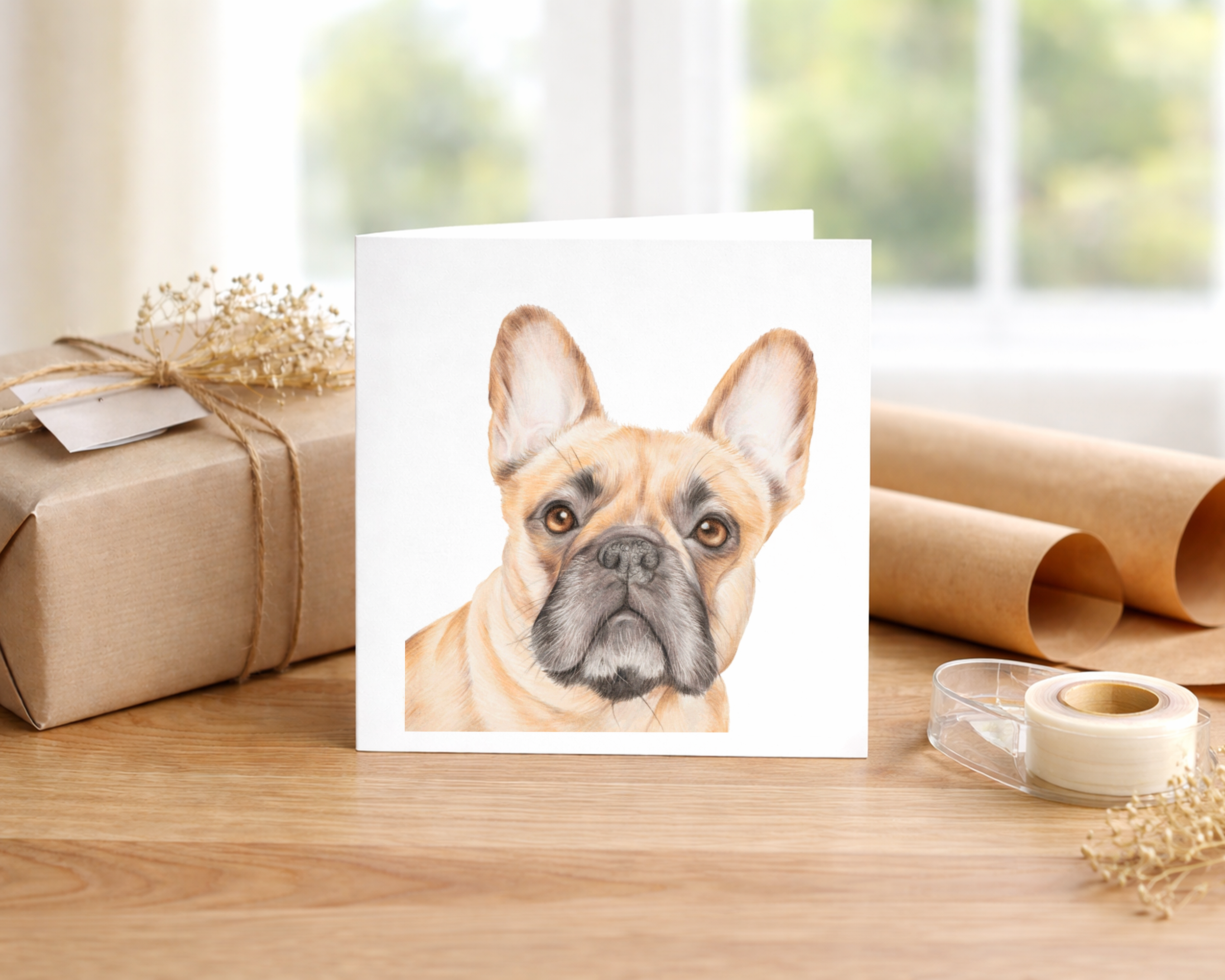 Frenchie Greeting Card