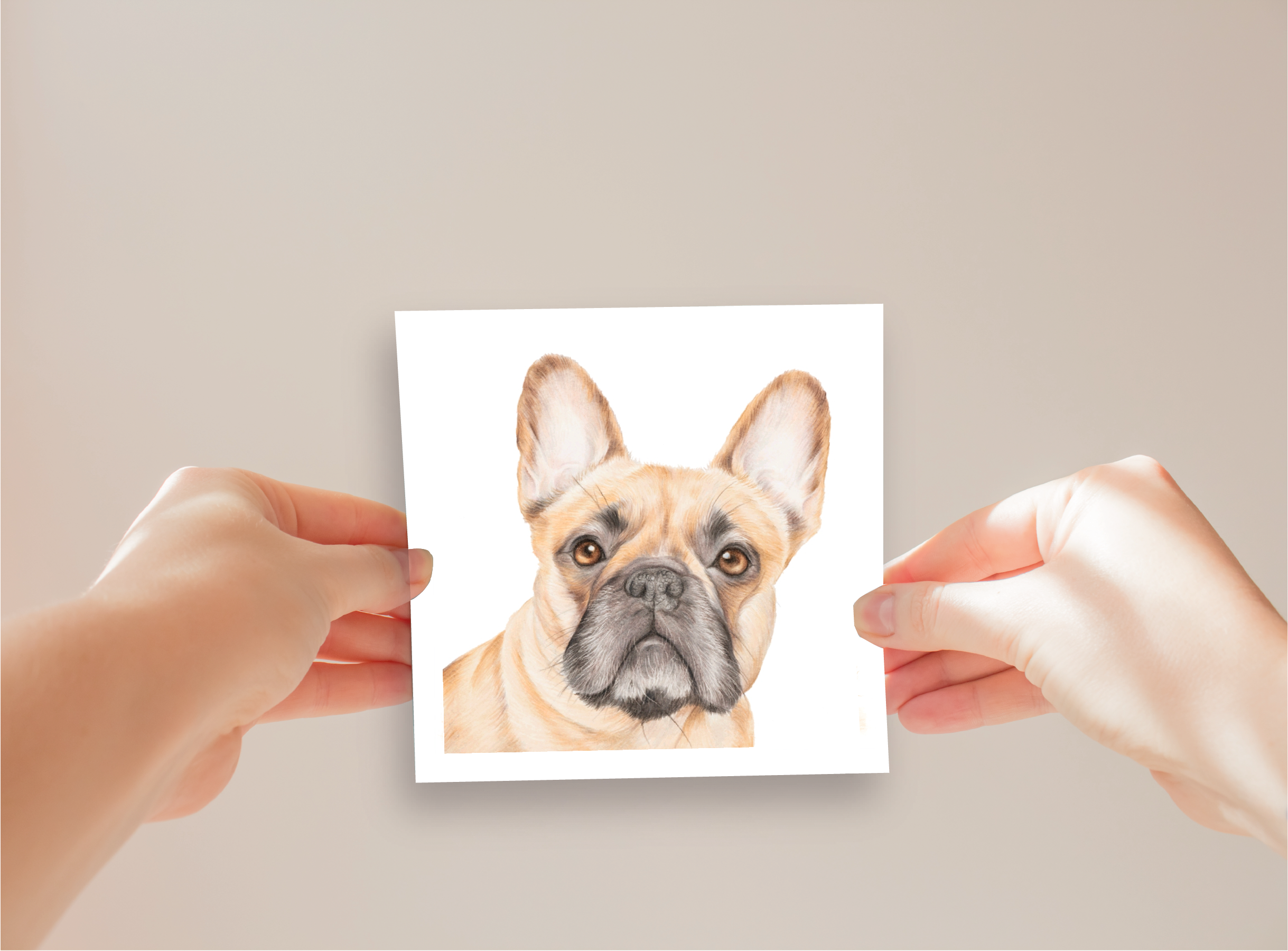 Frenchie Greeting Card