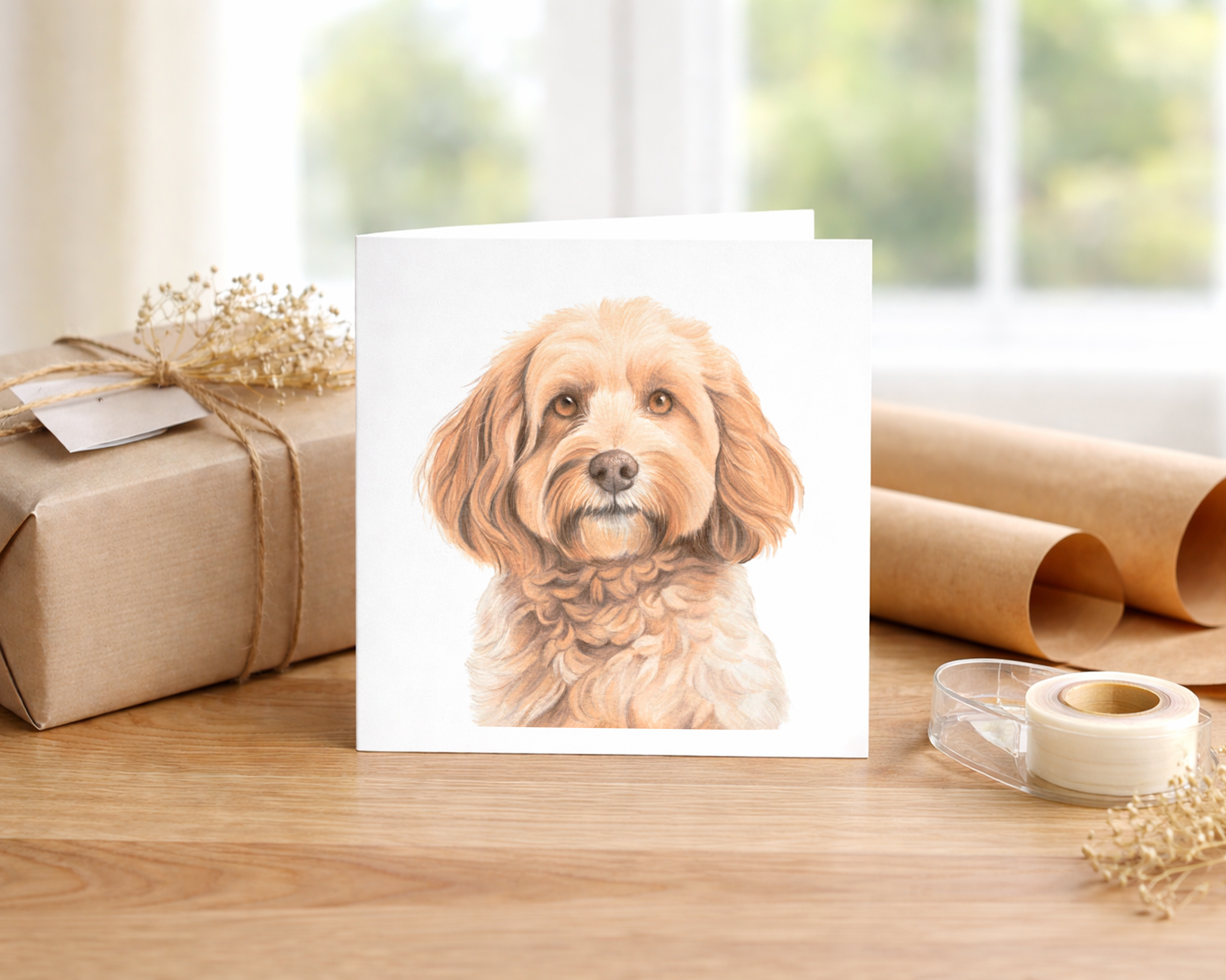 Cockerpoo Greeting Card