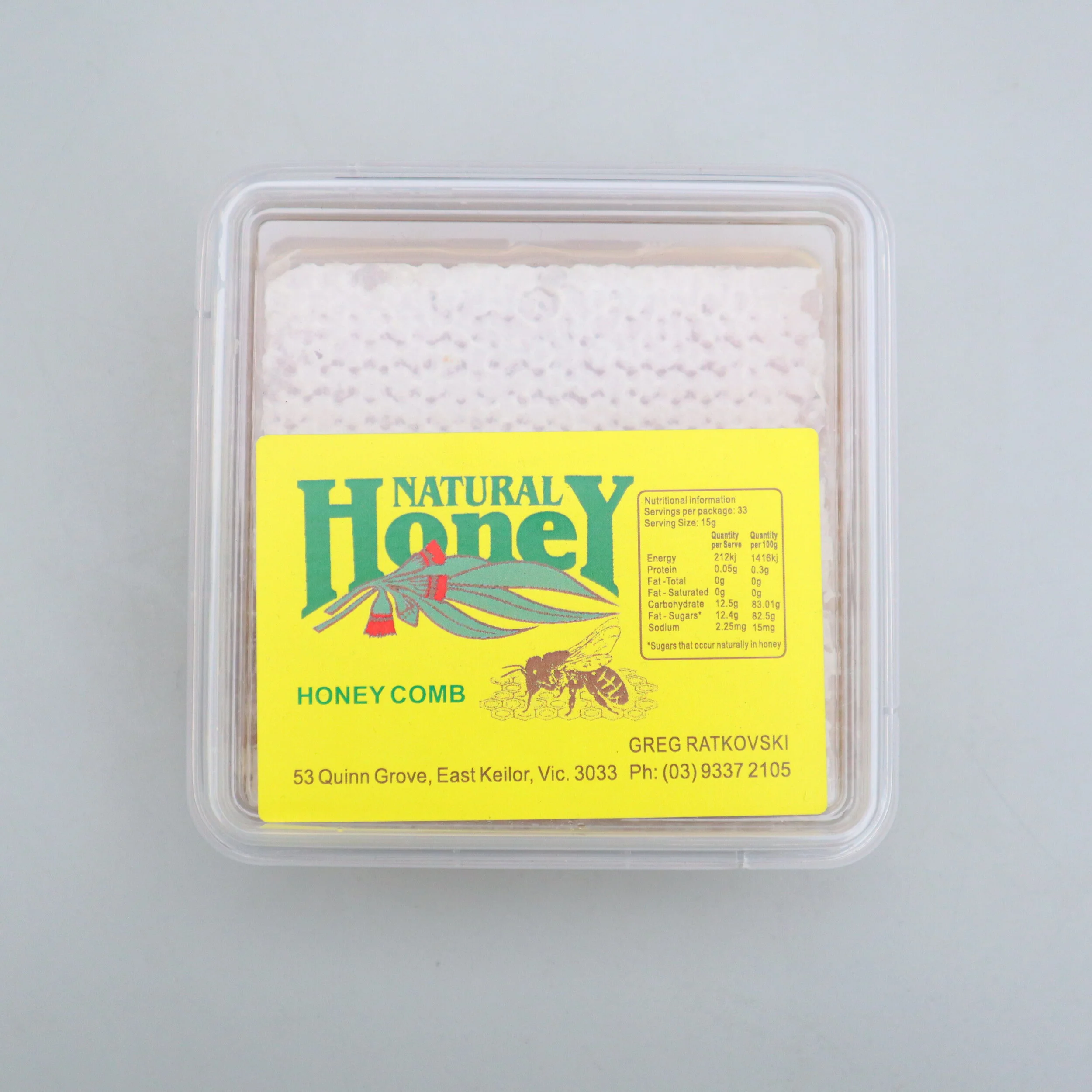 PURE LOCAL HONEYCOMB 350g
