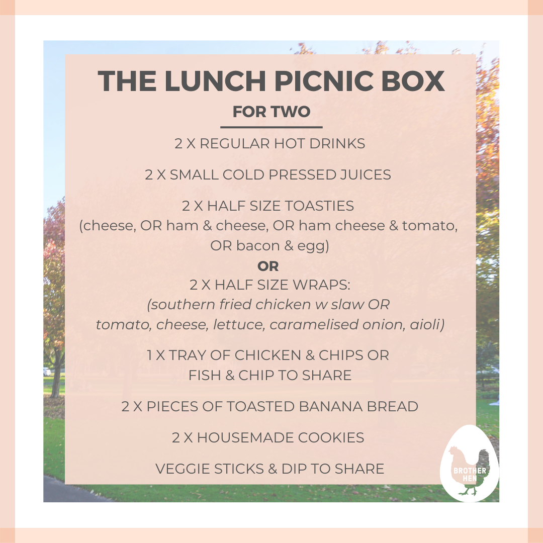 THE LUNCH PICNIC BOX - 2 PEOPLE