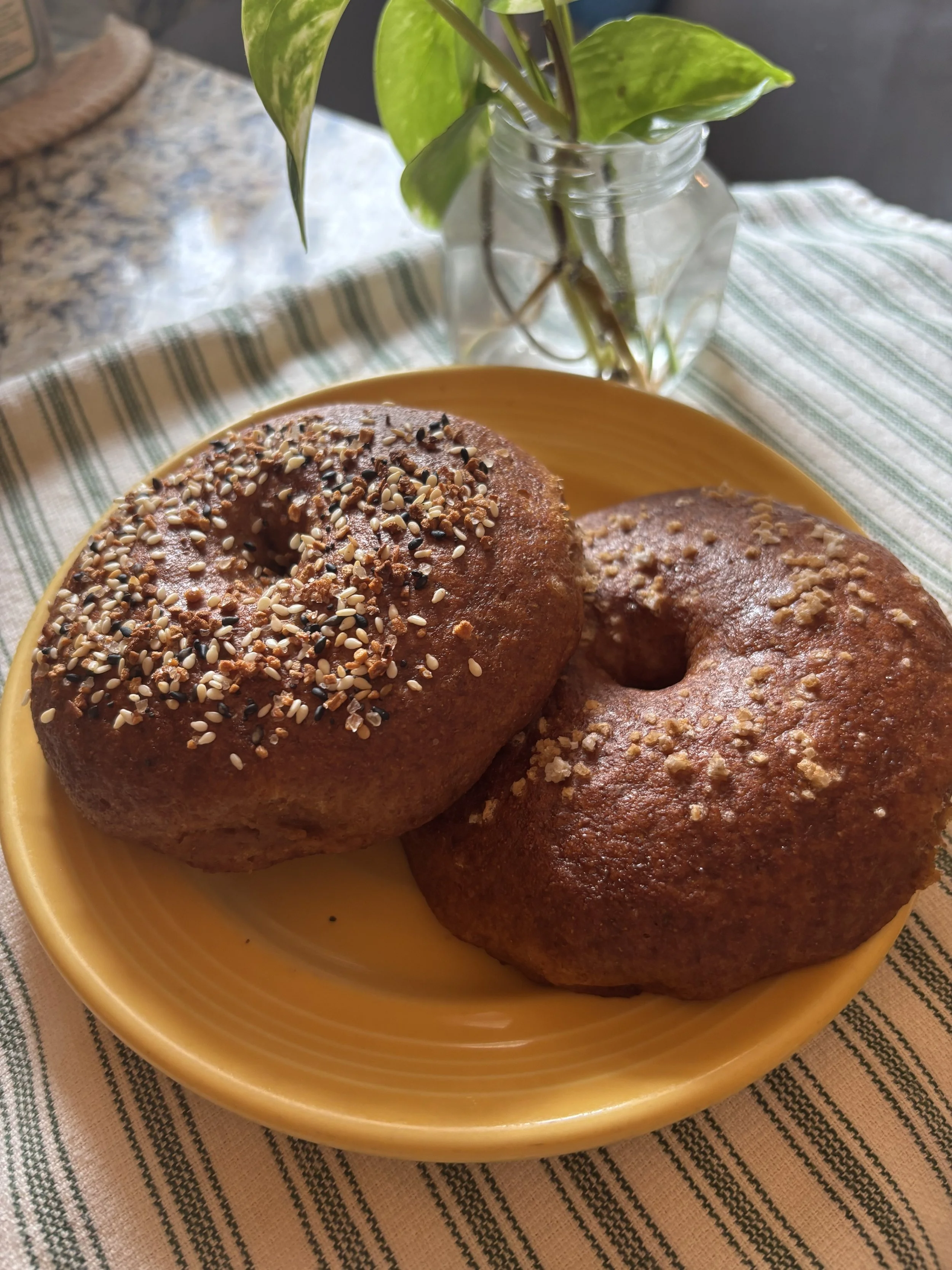 Homemade Fresh-Milled Bagels