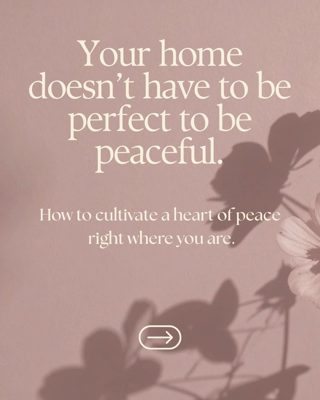 There is so much purpose to be found within these walls. 🕯️

I&rsquo;ve realized that for me, homemaking is so much more than just a clean house or a finished to-do list&mdash;it&rsquo;s about the heart we bring into our rooms. I want to be a peace-