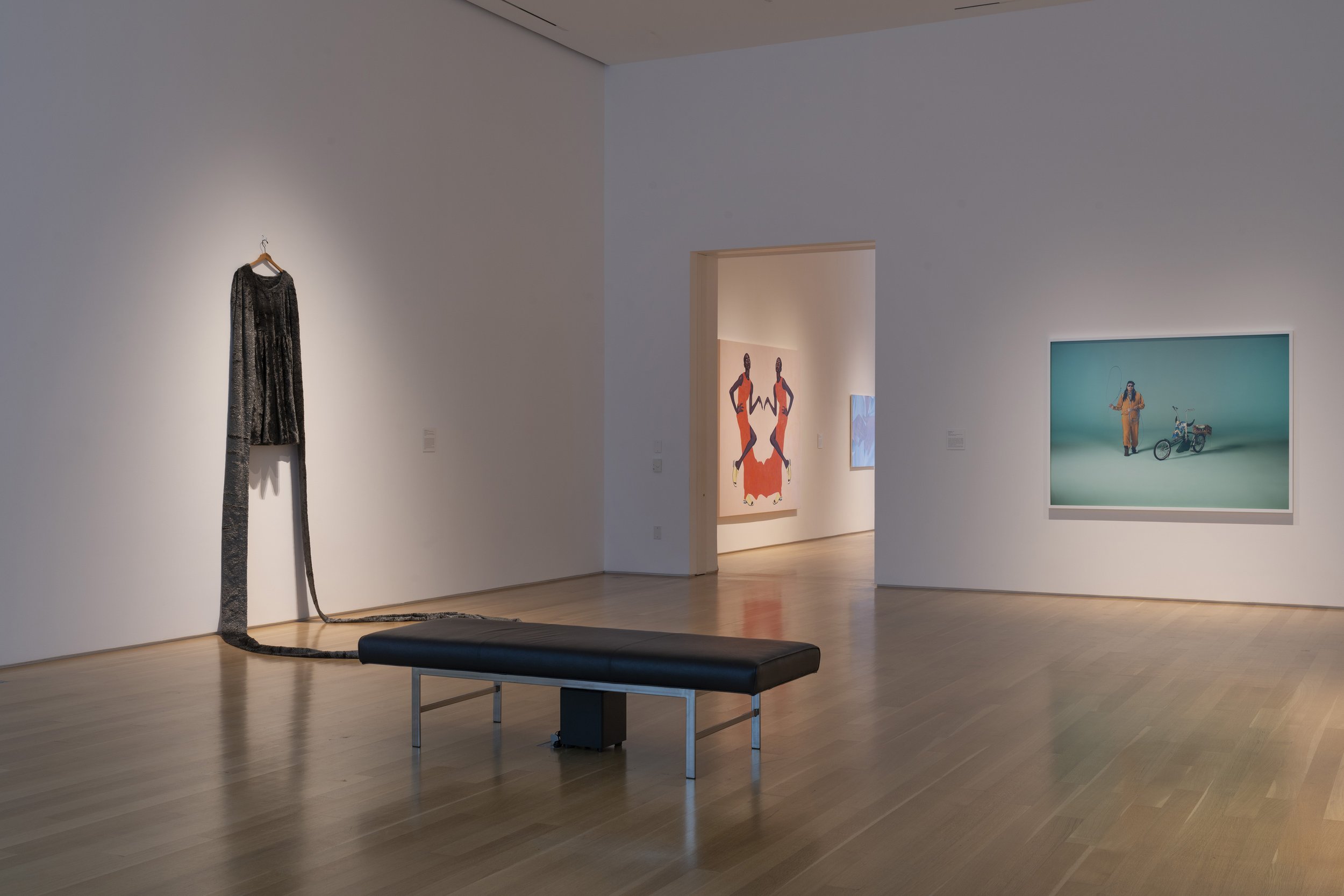 Installation view of "Hip Hop NDN," at "New Chapter," Nerman Museum of Contemporary Art, Johnson County Community College, Overland Park, KS, 2023. Photo: EG Schempf