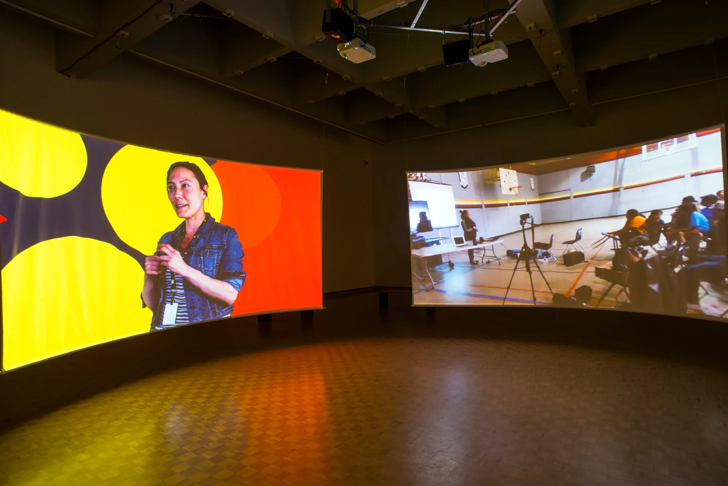 Installation view of "The Sioux Project – Tatanka Oyate," MacKenzie Art Gallery, Regina, SK, 2017. Photo: Don Hall