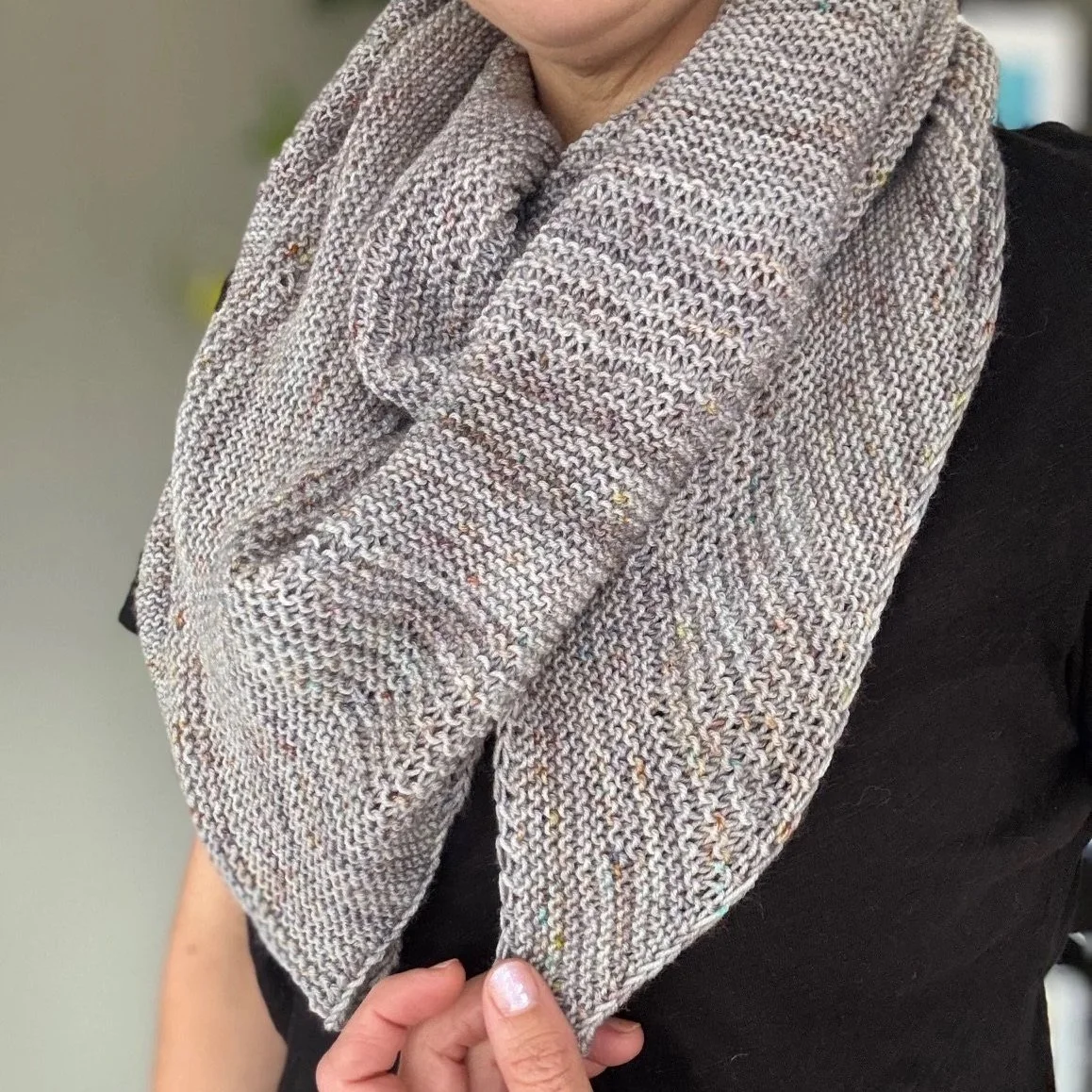 Beginner Knit Shawl