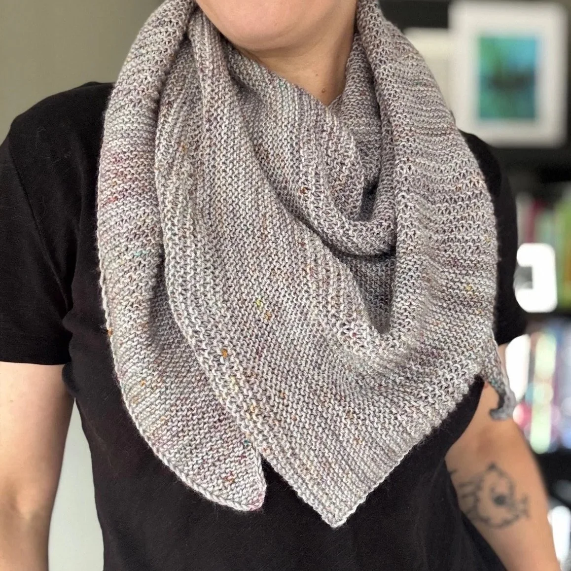 Easy Knit Shawl