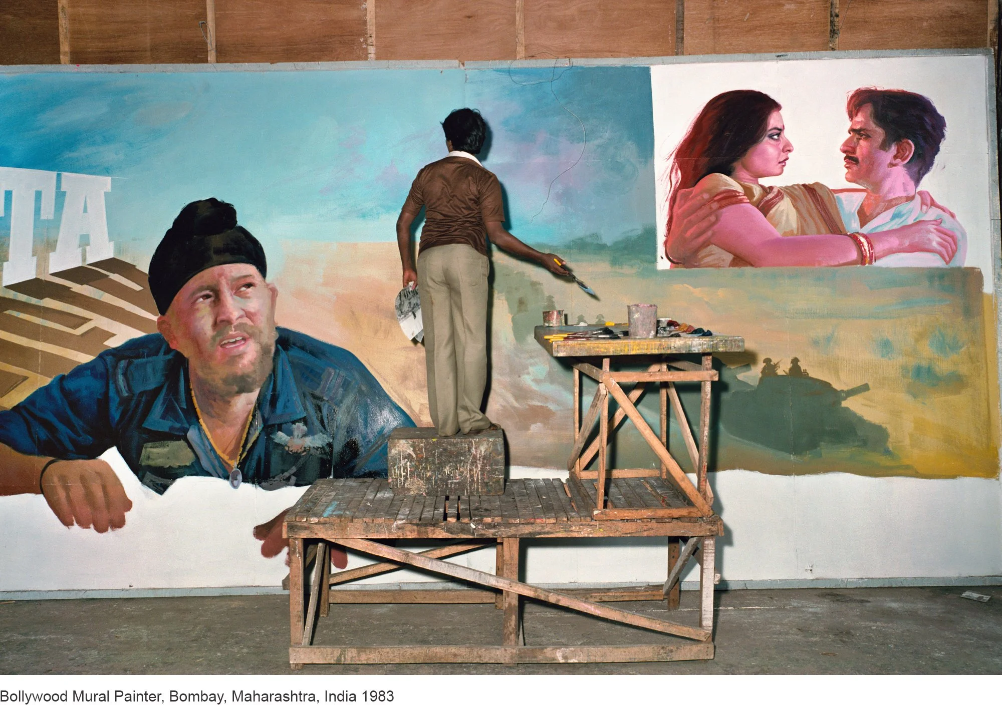 9-Mitch Epstein-65_W.183.83-4 Bollywood Mural Painter, Bombay, Maharashtra, India 1983.jpg