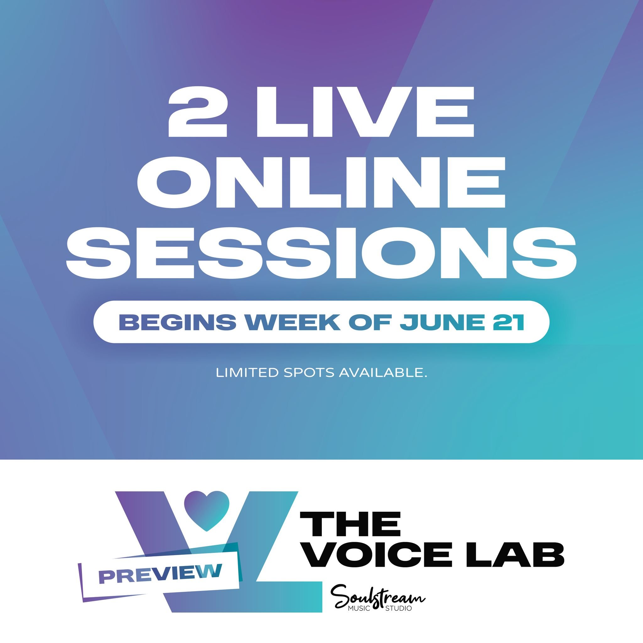 Something new is opening at Soulstream this summer. 🎶

Introducing The Voice Lab Preview &mdash; a 2-session online experience for singers who want to explore their voice, understand songs more deeply, and grow in confidence through guided coaching 