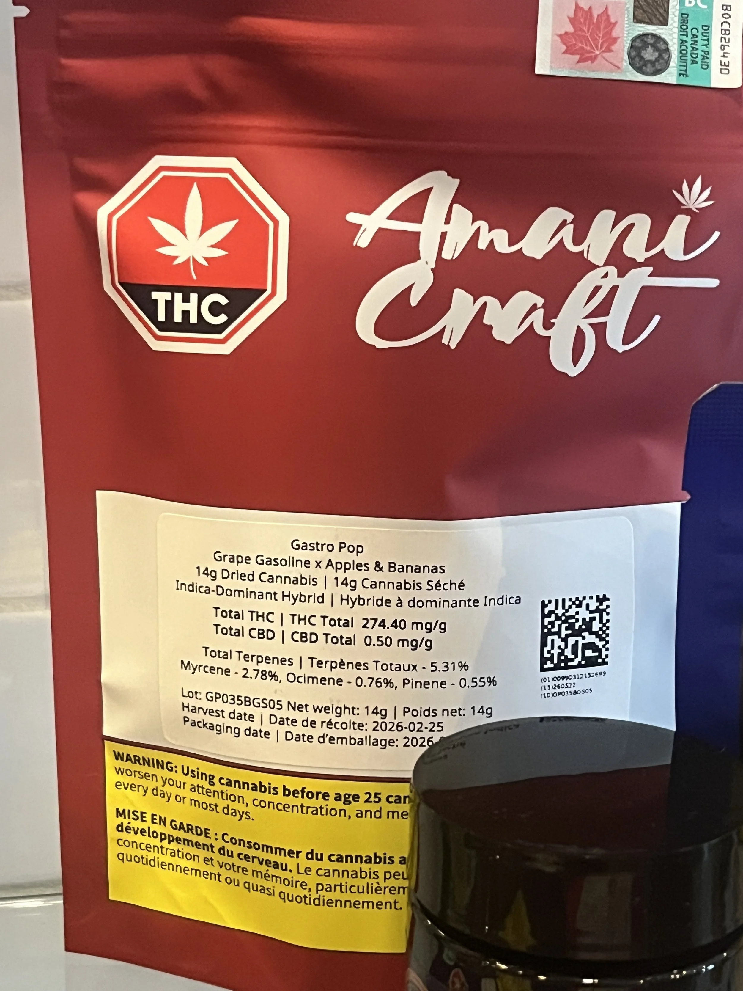 Gastropop - Amani Craft (BC)