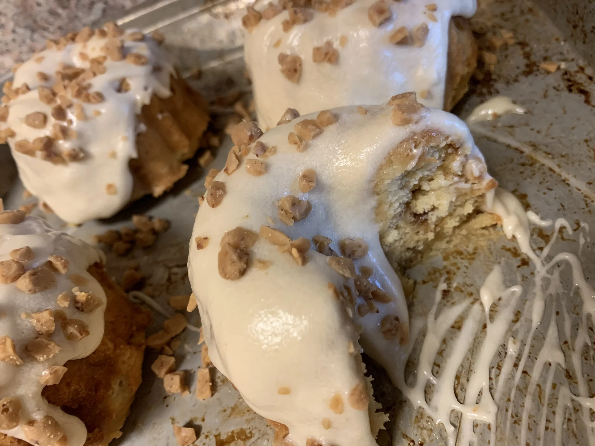 Mini Toffee Crunch Bundts