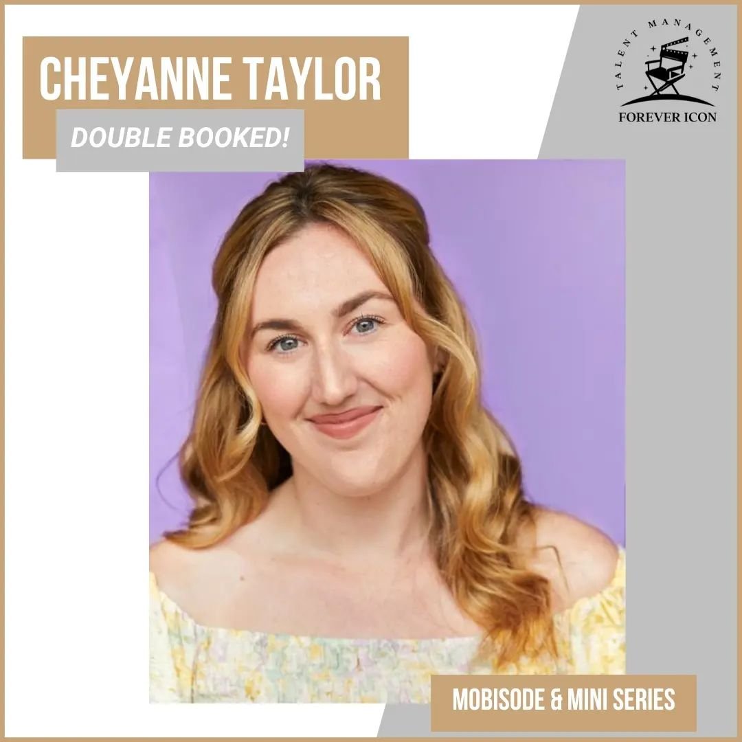⭐️BOOKING ALERT⭐️ Congratulations to our client Cheyanne Taylor for booking three projects this week! She will be filming a Mobisode, Mini Series and Documentary through Friday. @_cheyannetaylor
#bookedunderForevericon