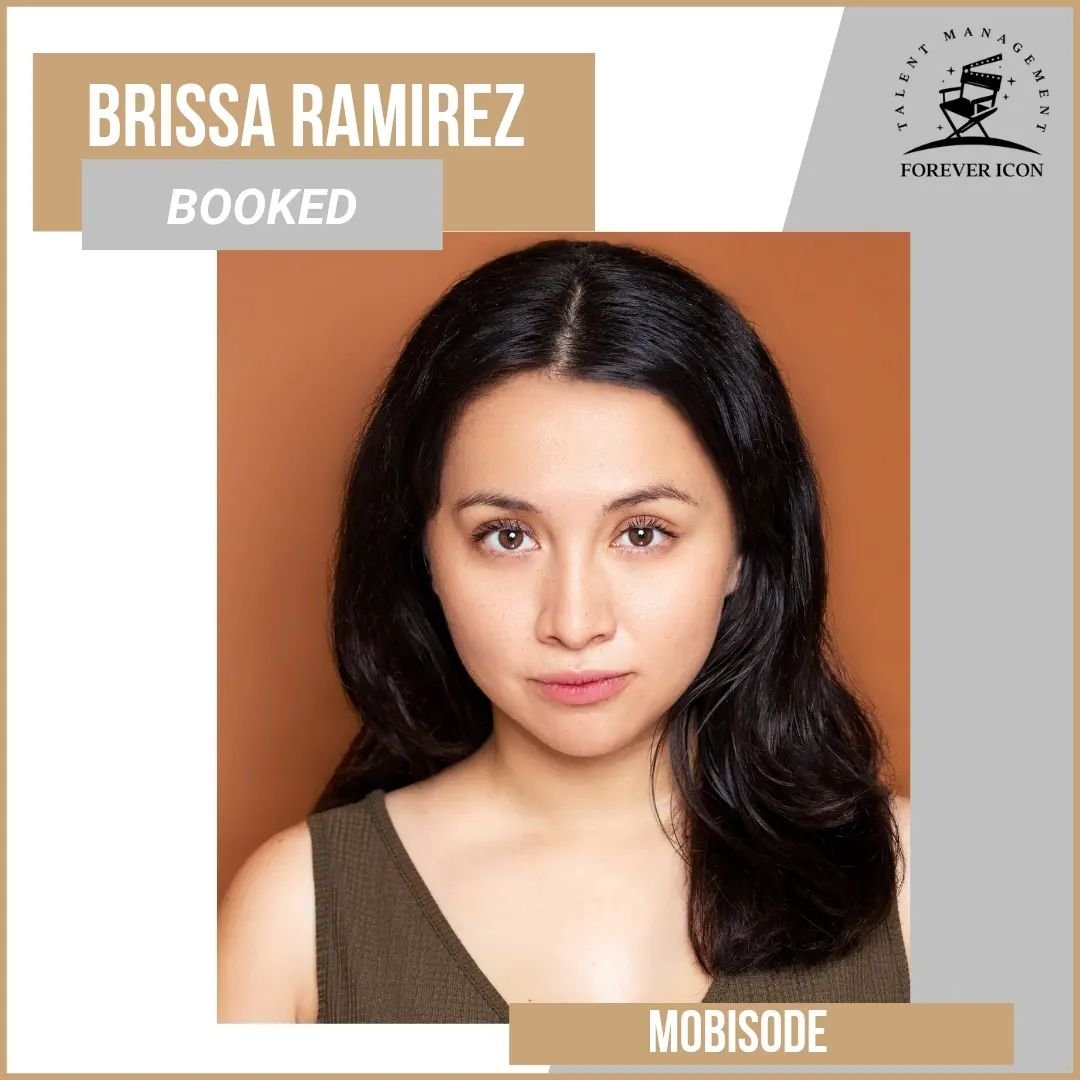 ⭐️BOOKING ALERT⭐️ Congratulations to our client Brissa Ramirez for booking a Mobisode! Brissa starts filming today. #proudmanager @brisophiaramirez