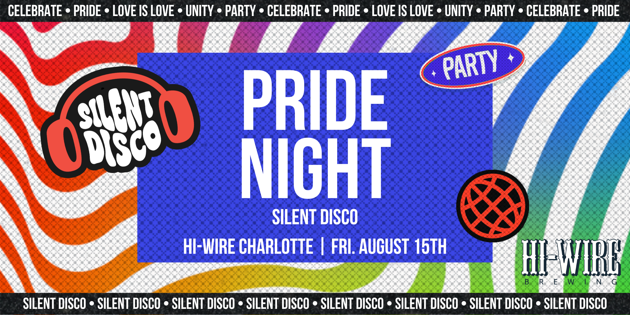 Pride Silent Disco at Hi-Wire - CHARLOTTE